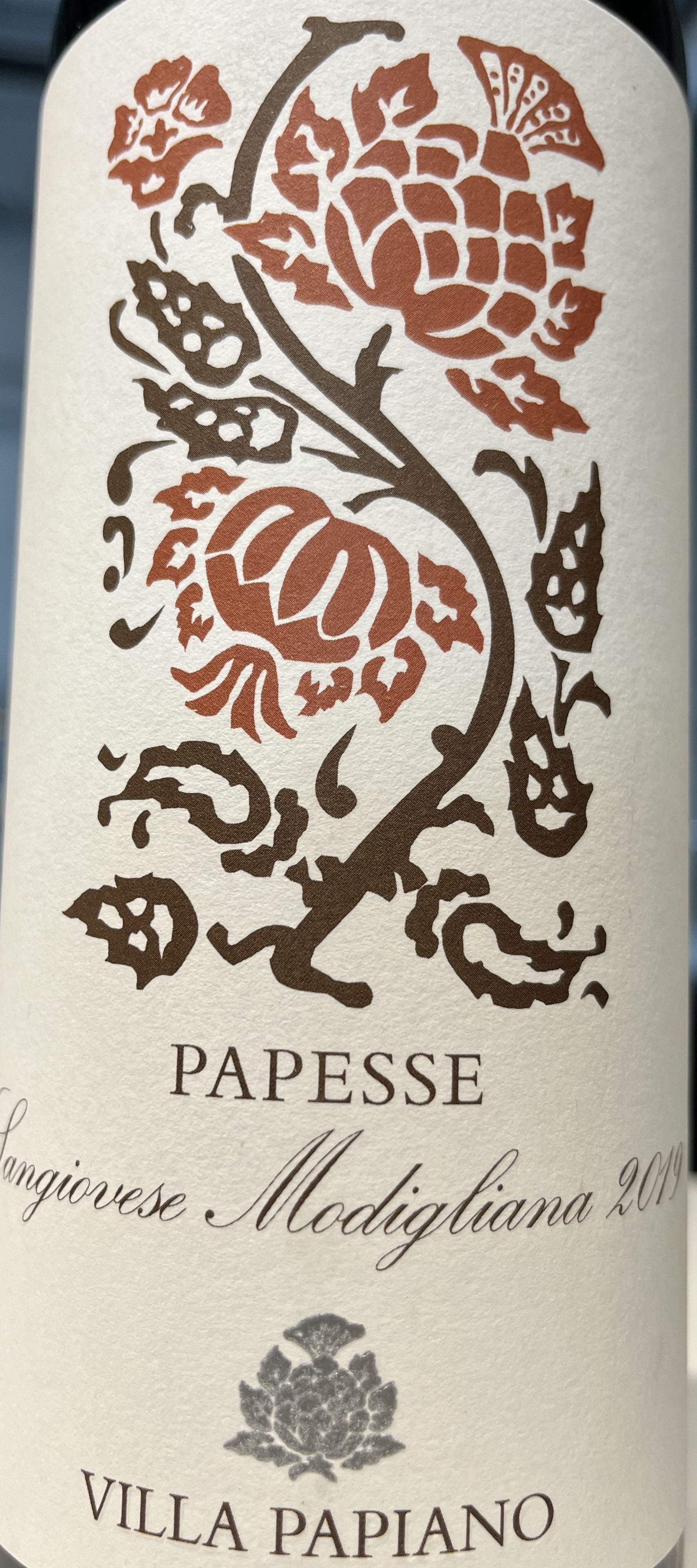 Villa Papiano 'Papesse' Organic Biodynamic Red Wine - Rosso