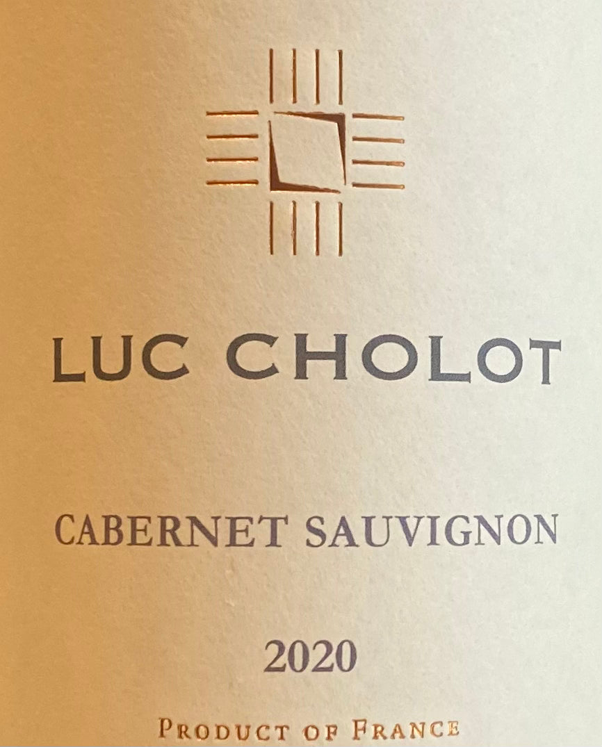 2020 Luc Cholot Premium Cabernet Sauvignon from Pays d'Oc, France
