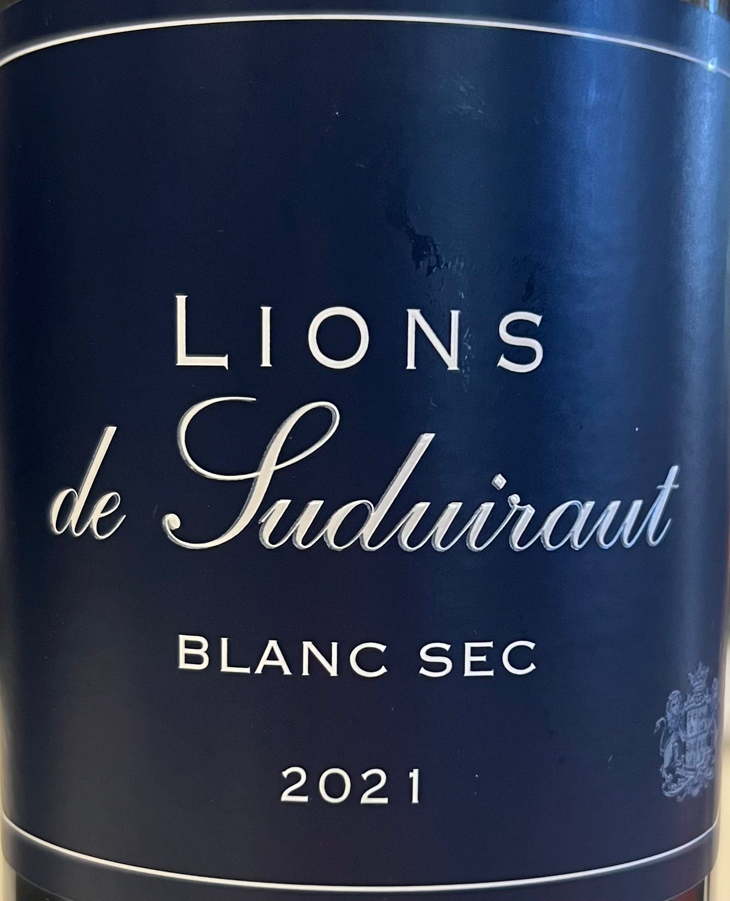 Lions de Suduiraut Bordeaux White Wine - A Blend of Semillon and Sauvignon Blanc