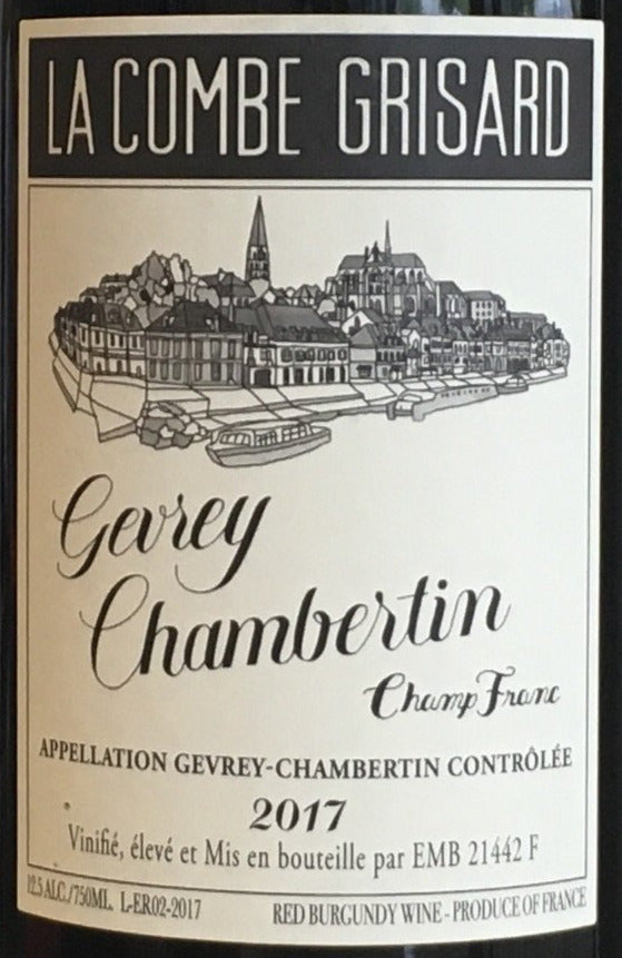 La Combe Grisard Gevrey Chambertin Red Wine - Vintage 2017