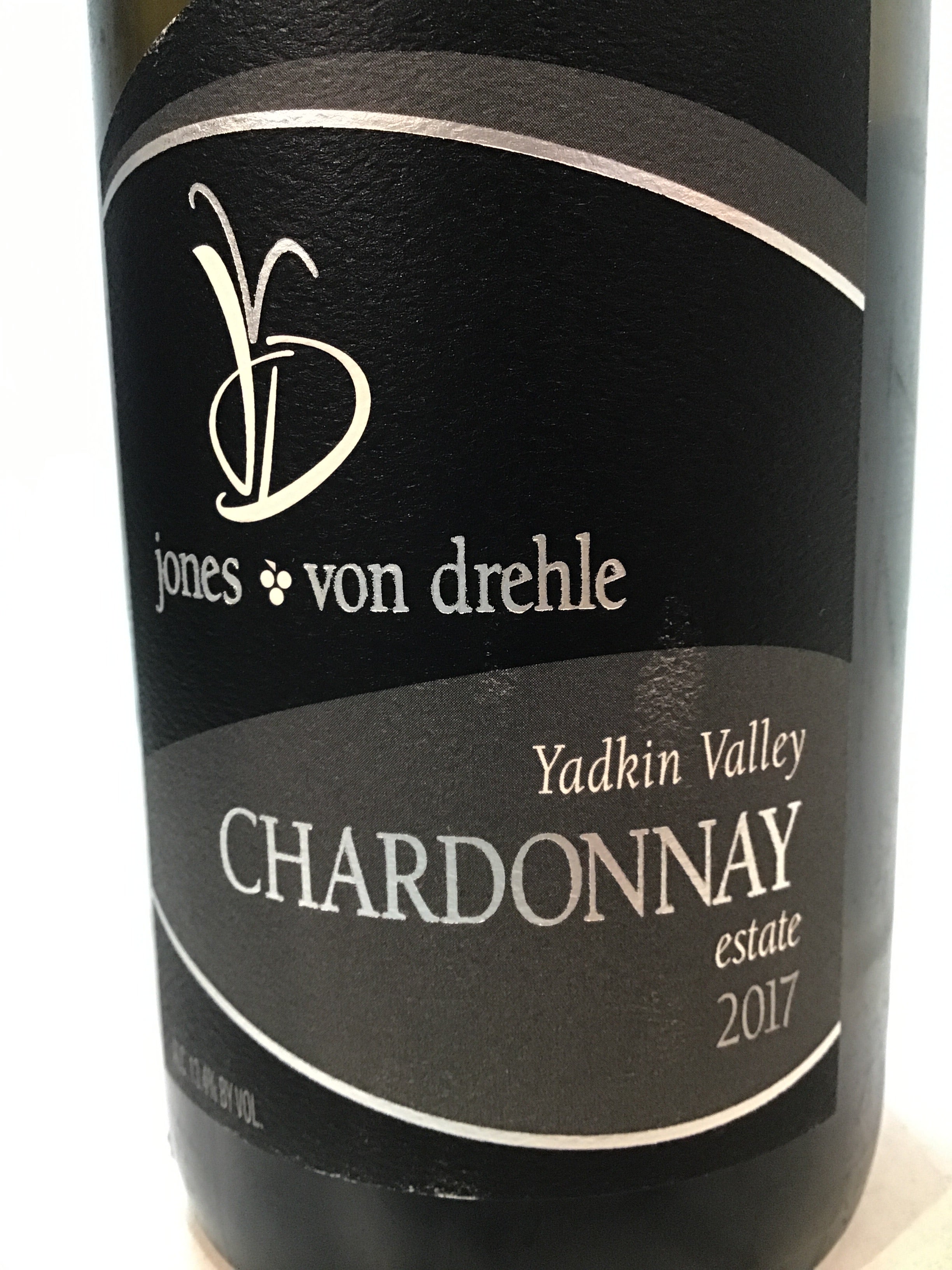 2017 Jones von Drehle Steel Chardonnay from Yadkin Valley, North Carolina