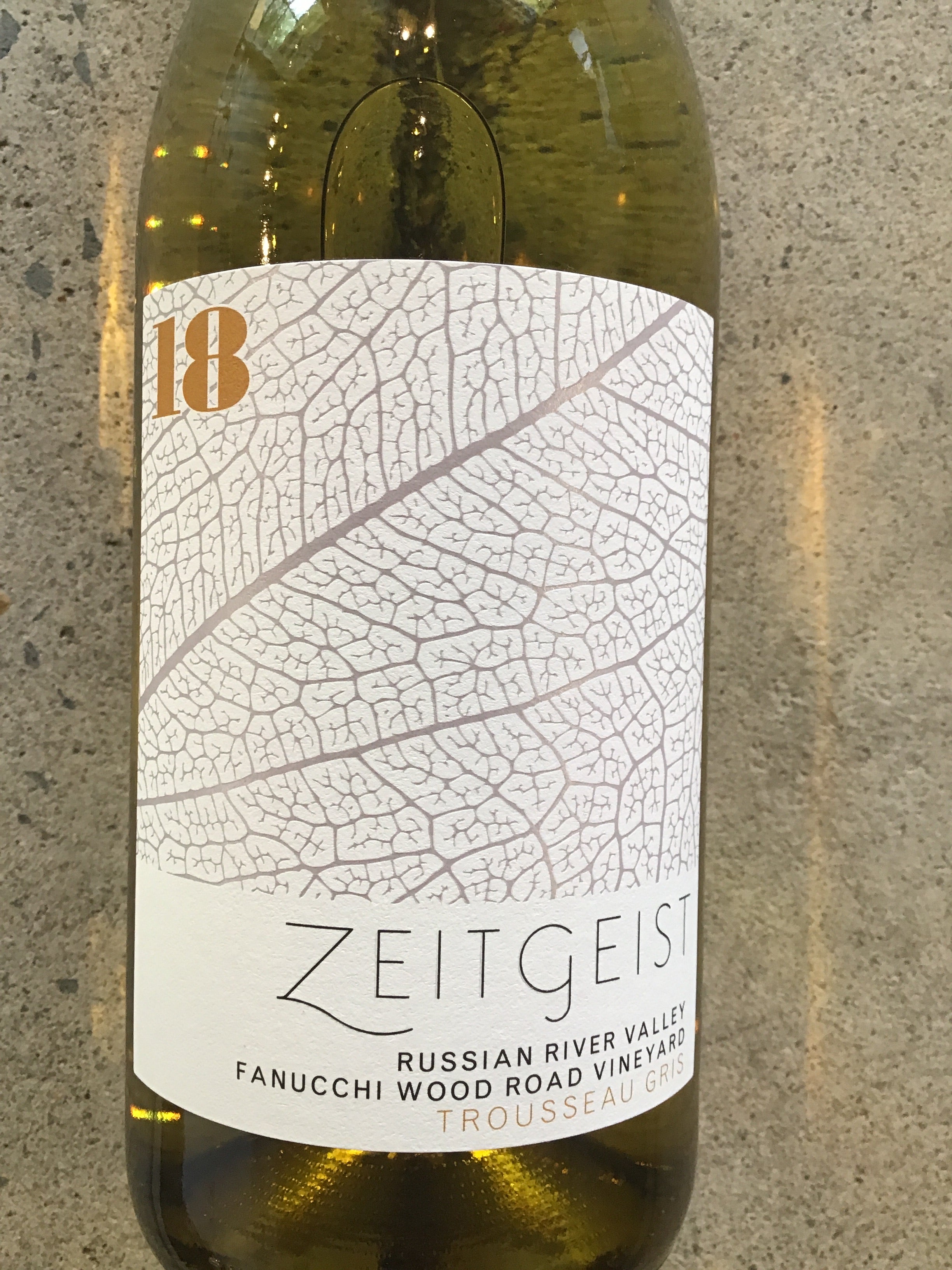 Zeitgeist Russian River Valley Trousseau Gris White Wine - A Unique Vintner's Selection