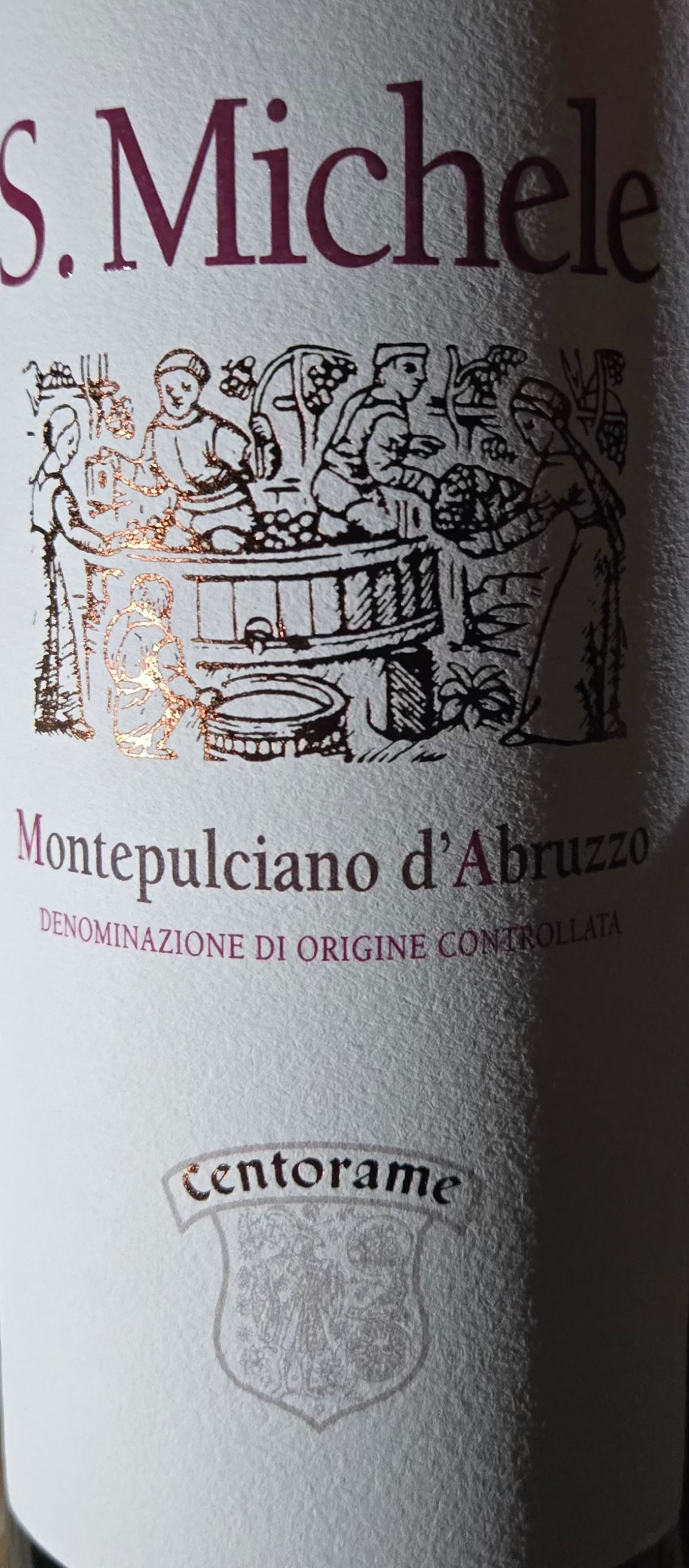 Centorame 'S. Michele' Montepulciano d'Abruzzo Italian Red Wine - Vintage 2021
