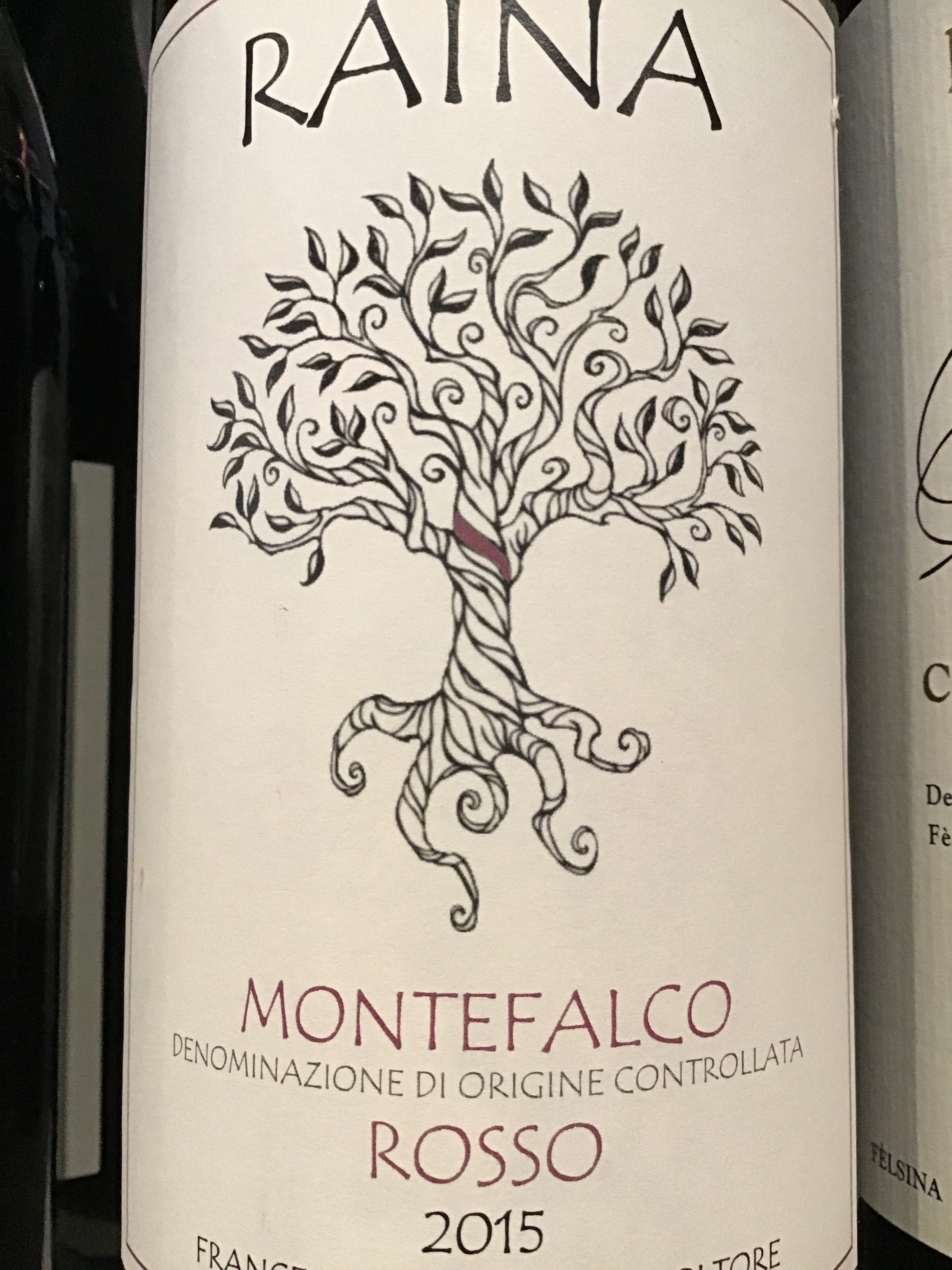 Raina Montefalco Rosso Red Wine - 2015 Vintage