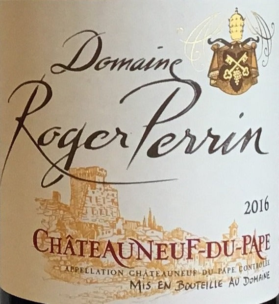 Renowned Domaine Roger Perrin - 2018 Chateauneuf du Pape Wine