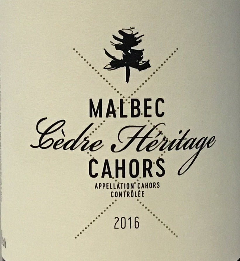 Château du Cèdre 'Cèdre Heritage - Malbec - Cahors 2016 French Red Wine