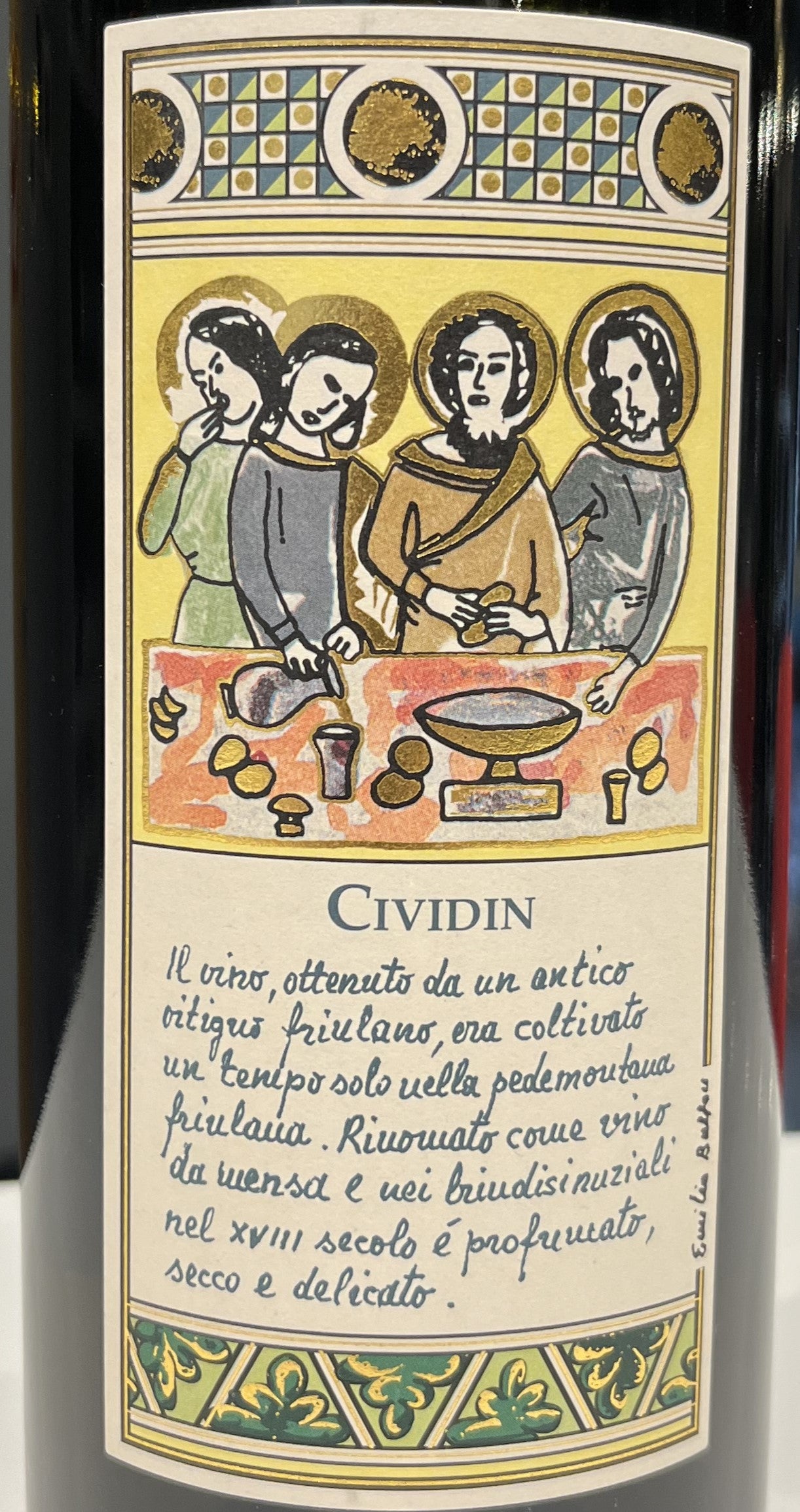 Emilio Bulfon 'Cividin' Italian White Wine - Cividin