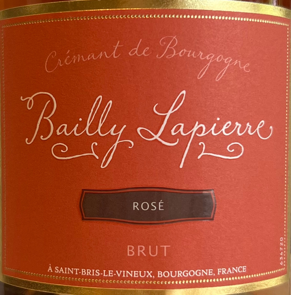 Bailly Lapierre French Cremant de Bourgogne Sparkling Rose Wine