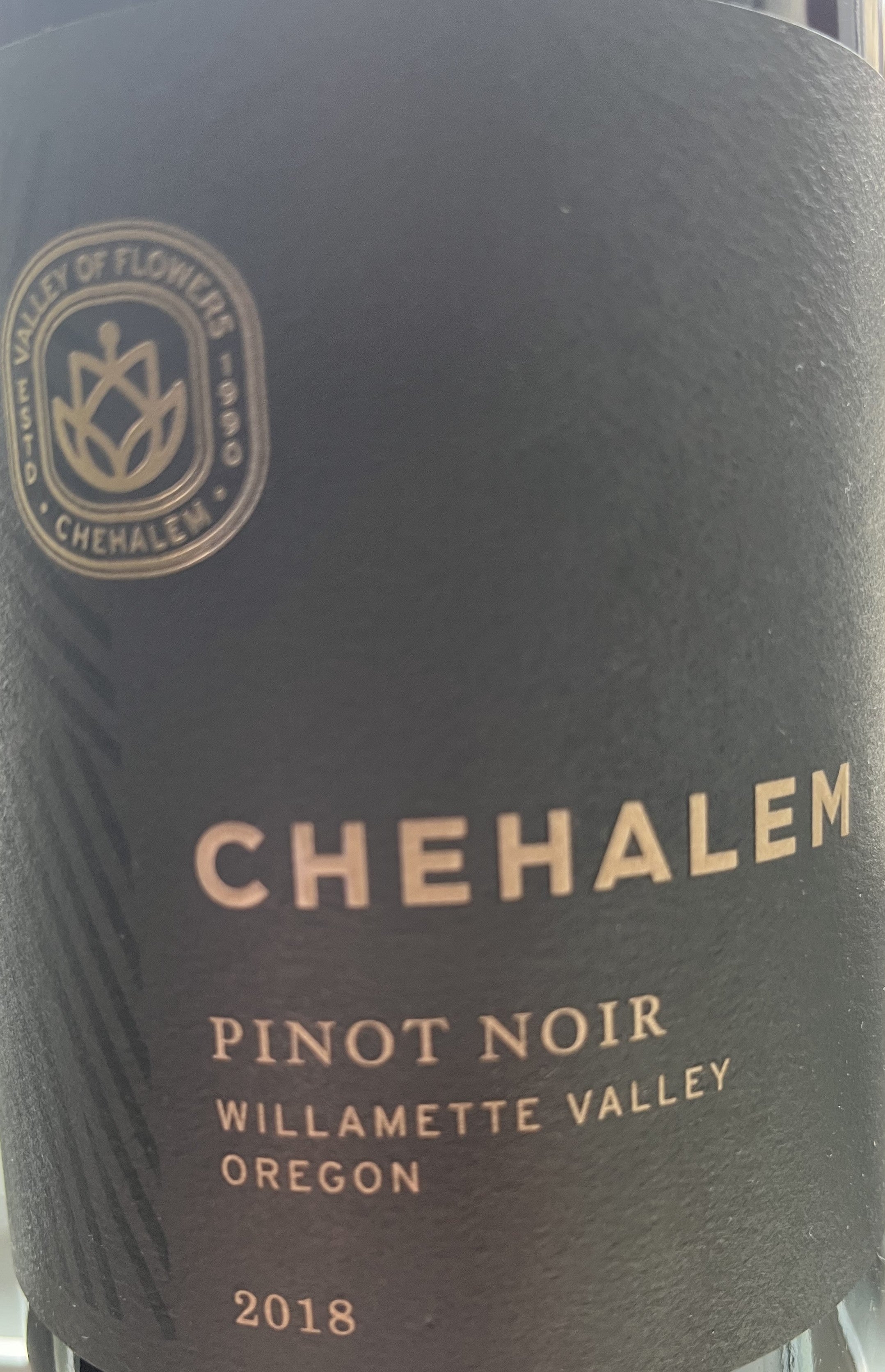 Delicious Chehalem Pinot Noir Red Wine