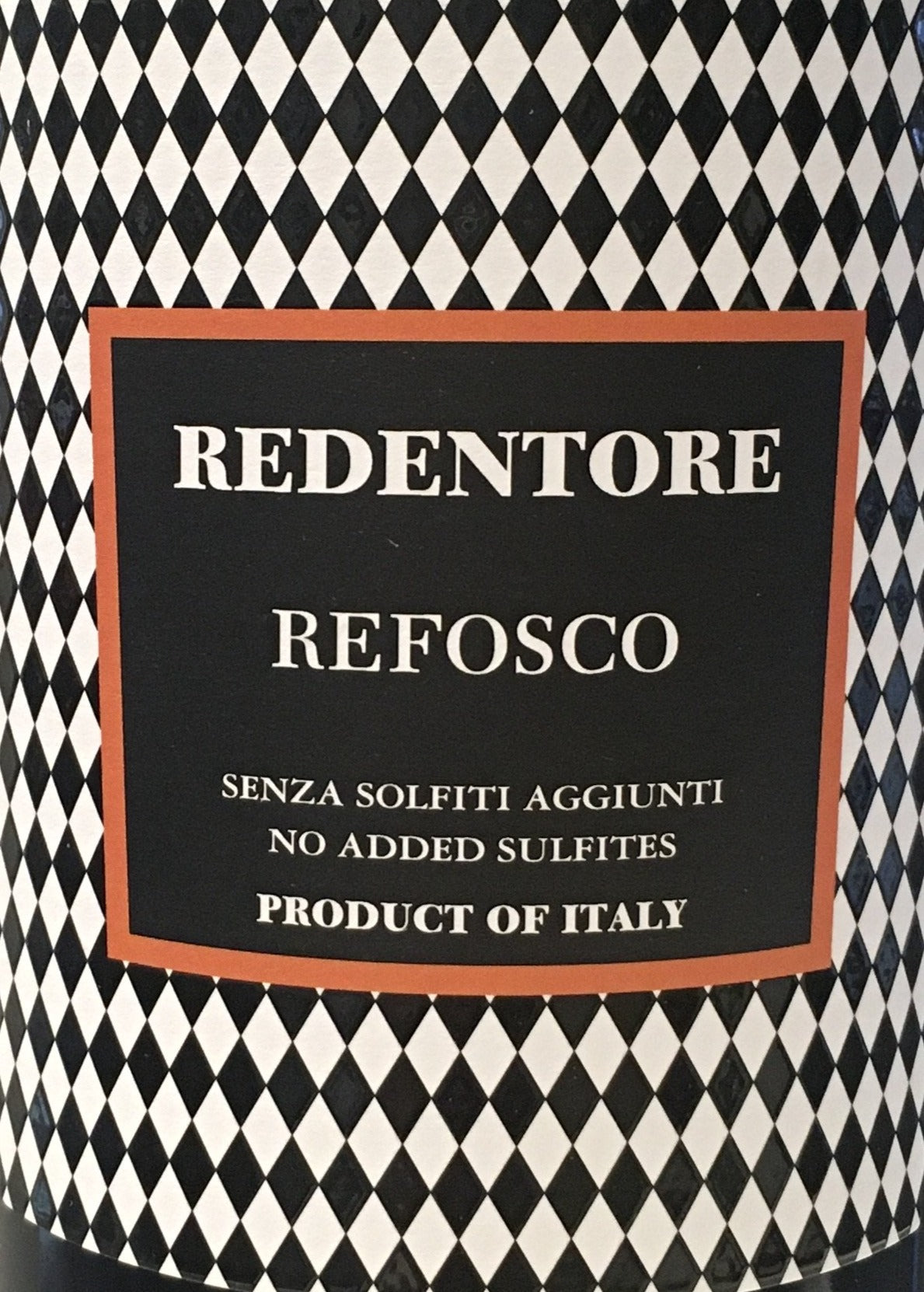 2019 Redentore Refosco - 100% Refosco dal Peduncolo Rosso Wine
