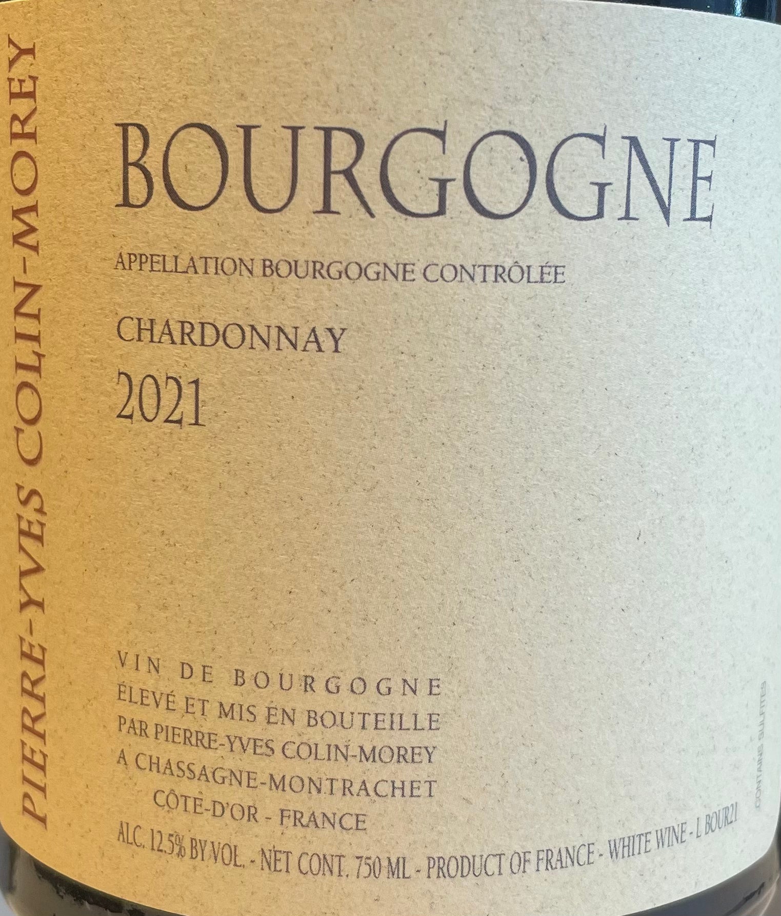 2021 Pierre - Yves Colin - Morey Chardonnay Burgundy Blanc Wine