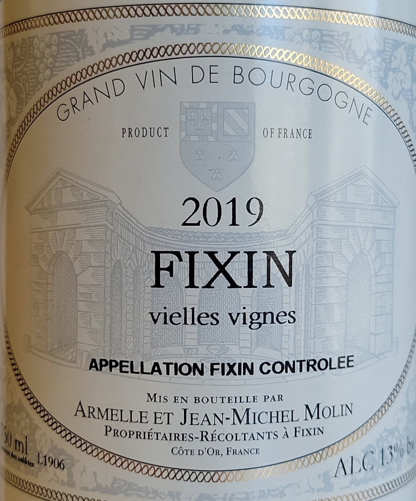 Domaine Armelle and Jean - Michel Molin's Fixin Old Vines Red Wine