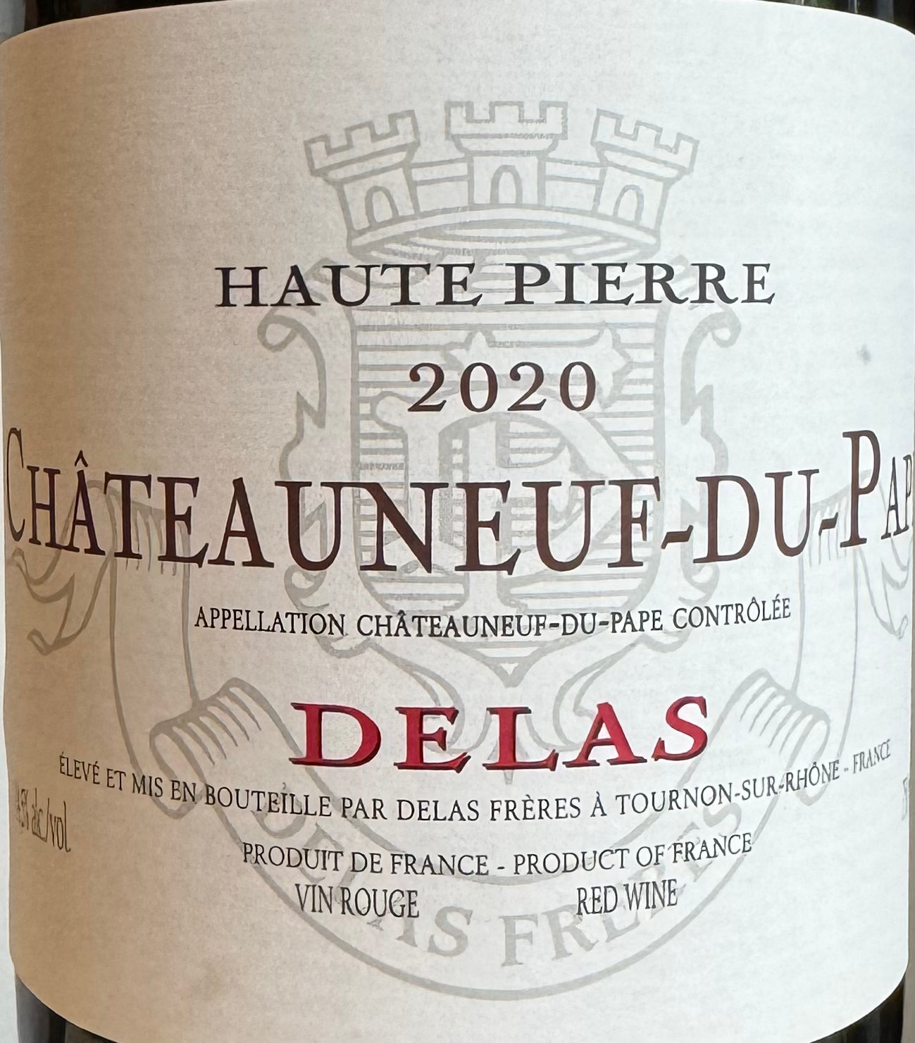 2020 Delas 'Haute Pierre' Chateauneuf - du - Pape Red Wine Blend