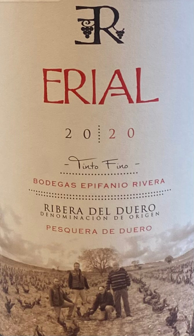 Epifanio Rivera 'Erial' Red Wine - Ribera Del Duero, Spain
