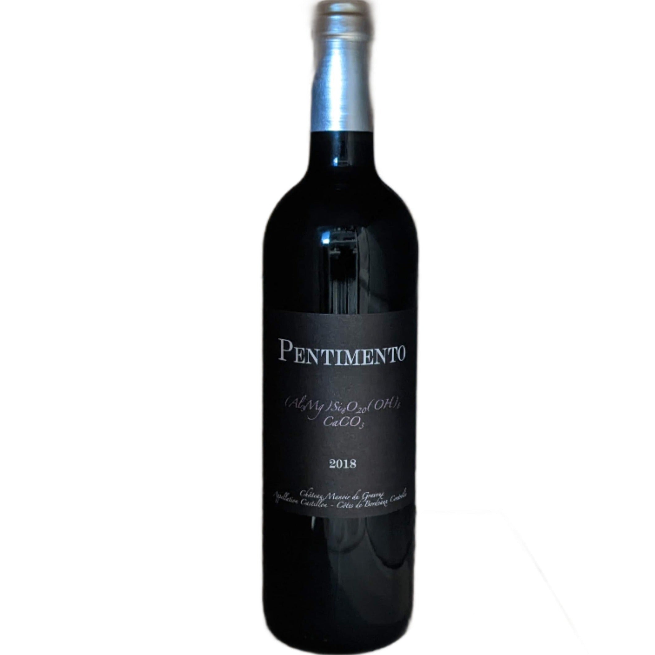 2018 Pentimento Castillon Côtes de Bordeaux Wine