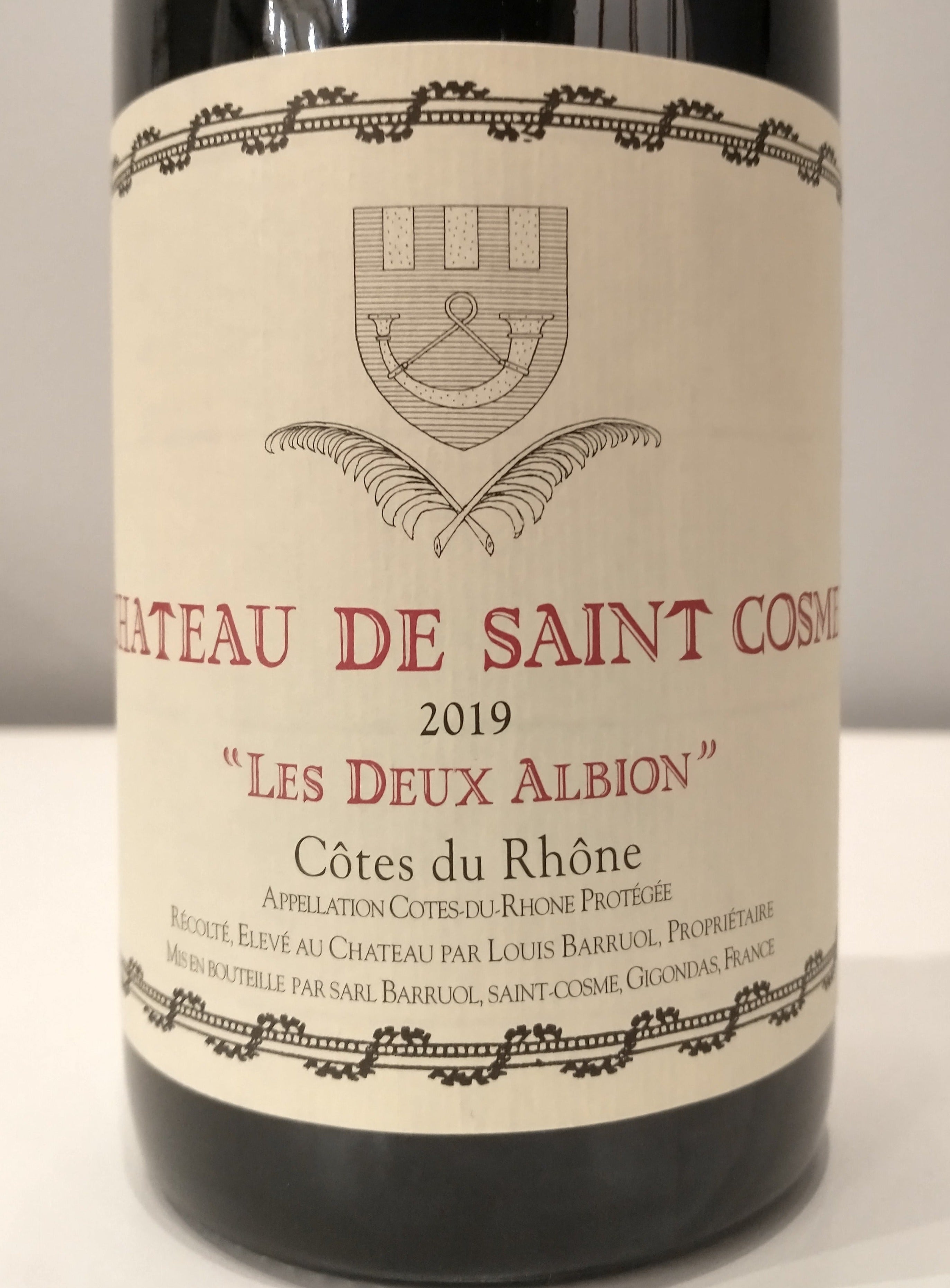 2021 Château de Saint Cosme Les Deux Albion Côtes du Rhône Premium Red Blend