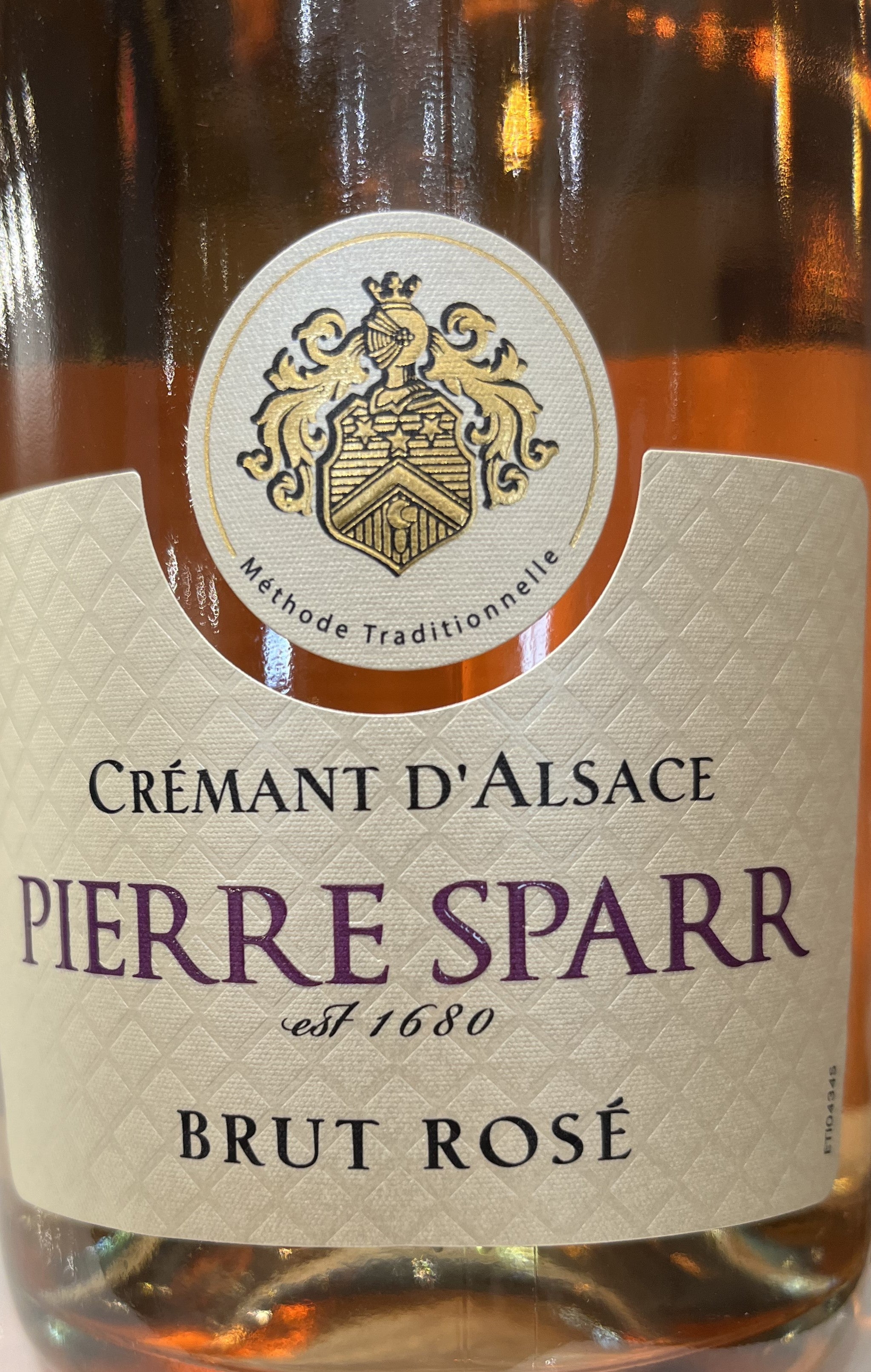 Pierre Sparr Cremant d'Alsace Brut Rose Sparkling Wine