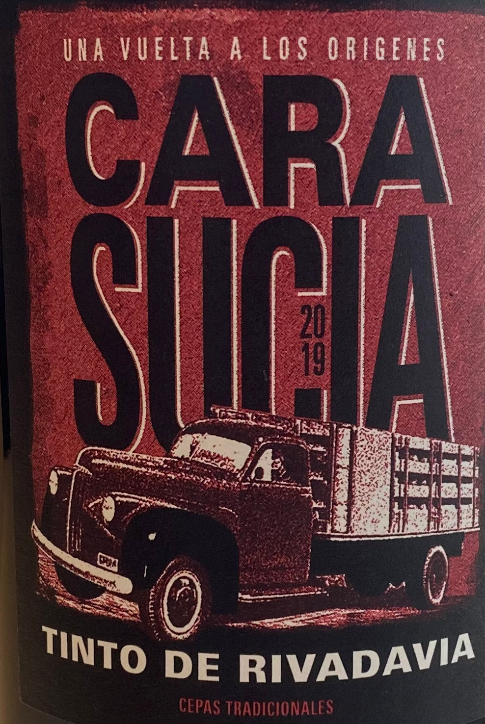 Cara Sucia Traditional Red Grape Blend Wine 'Tinto Cepas Tradicionales'