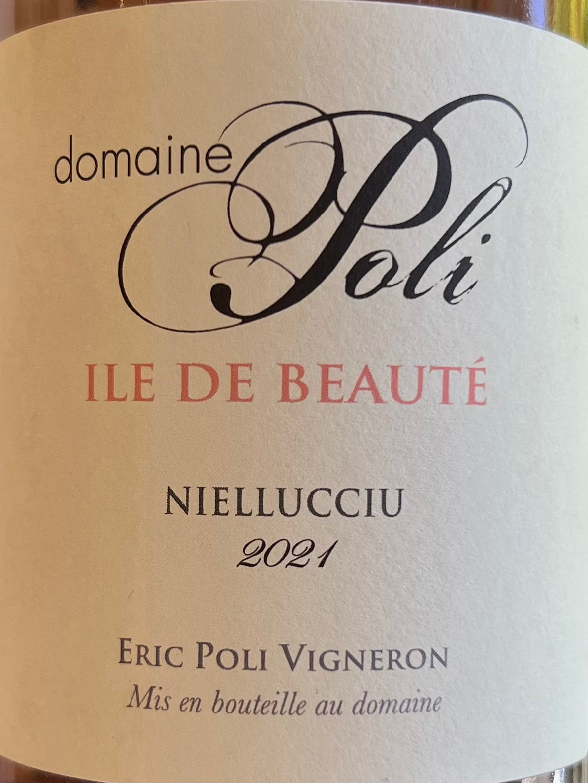 2021 Domaine Poli Niellucciu (Sangiovese) Rose from Corsica, France