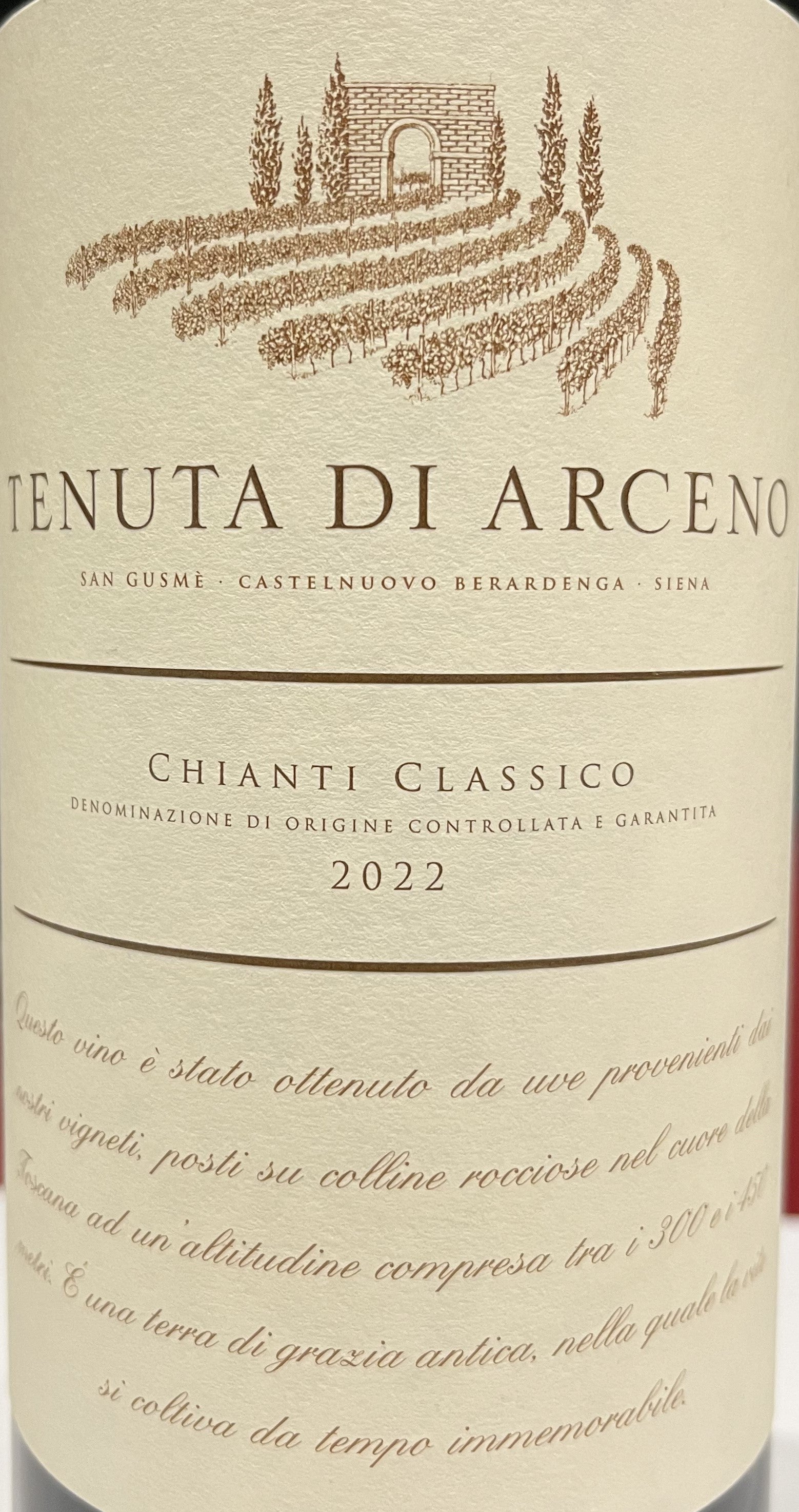 Tenuta di Arceno Premium Chianti Classico Wine from 2022