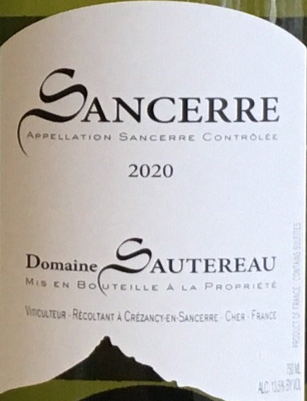2020 Domaine Sautereau - Premium Sancerre 100% Sauvignon Blanc Wine