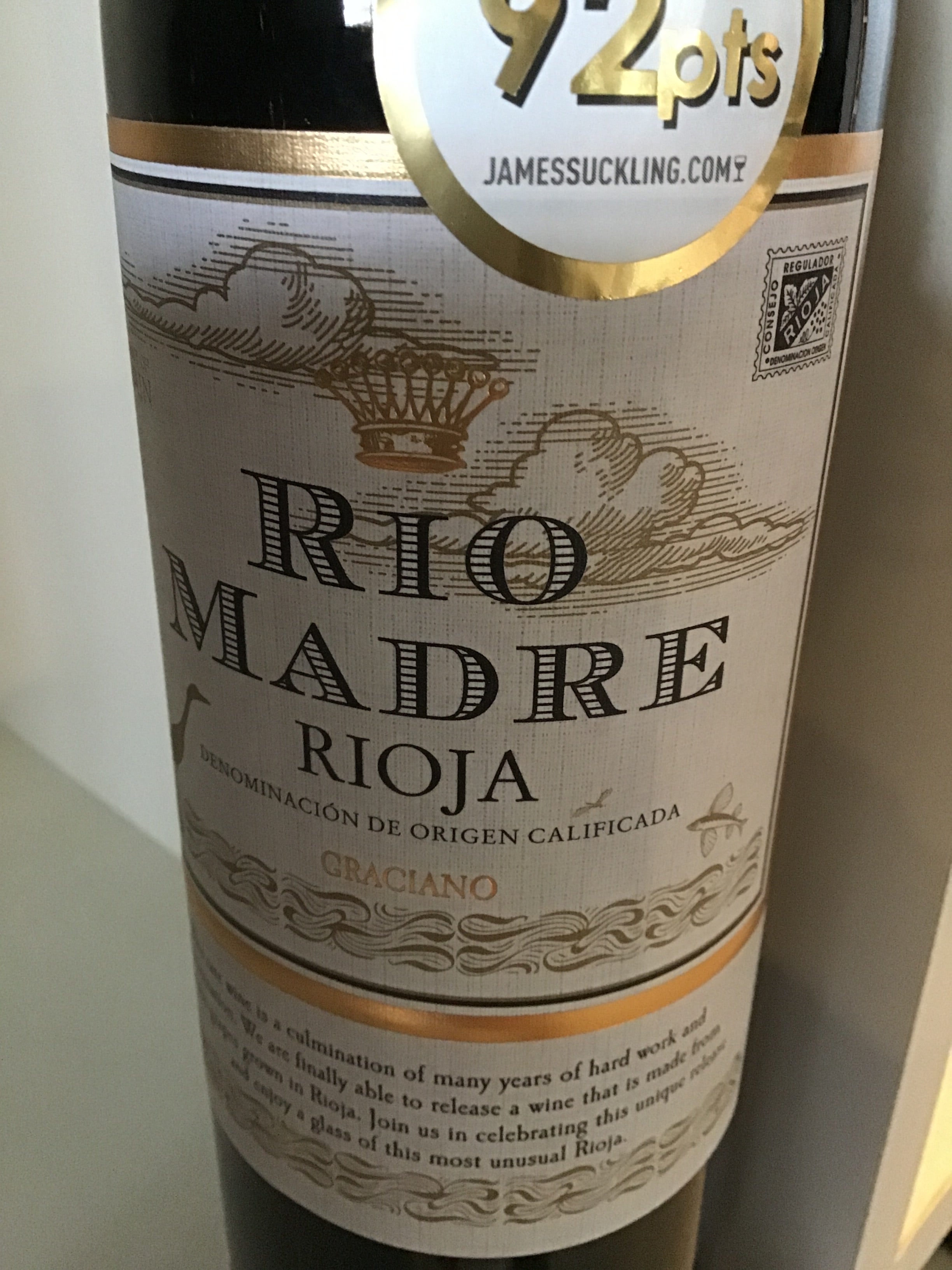 Rio Madre Rioja Red Wine - 100% Graciano Variety