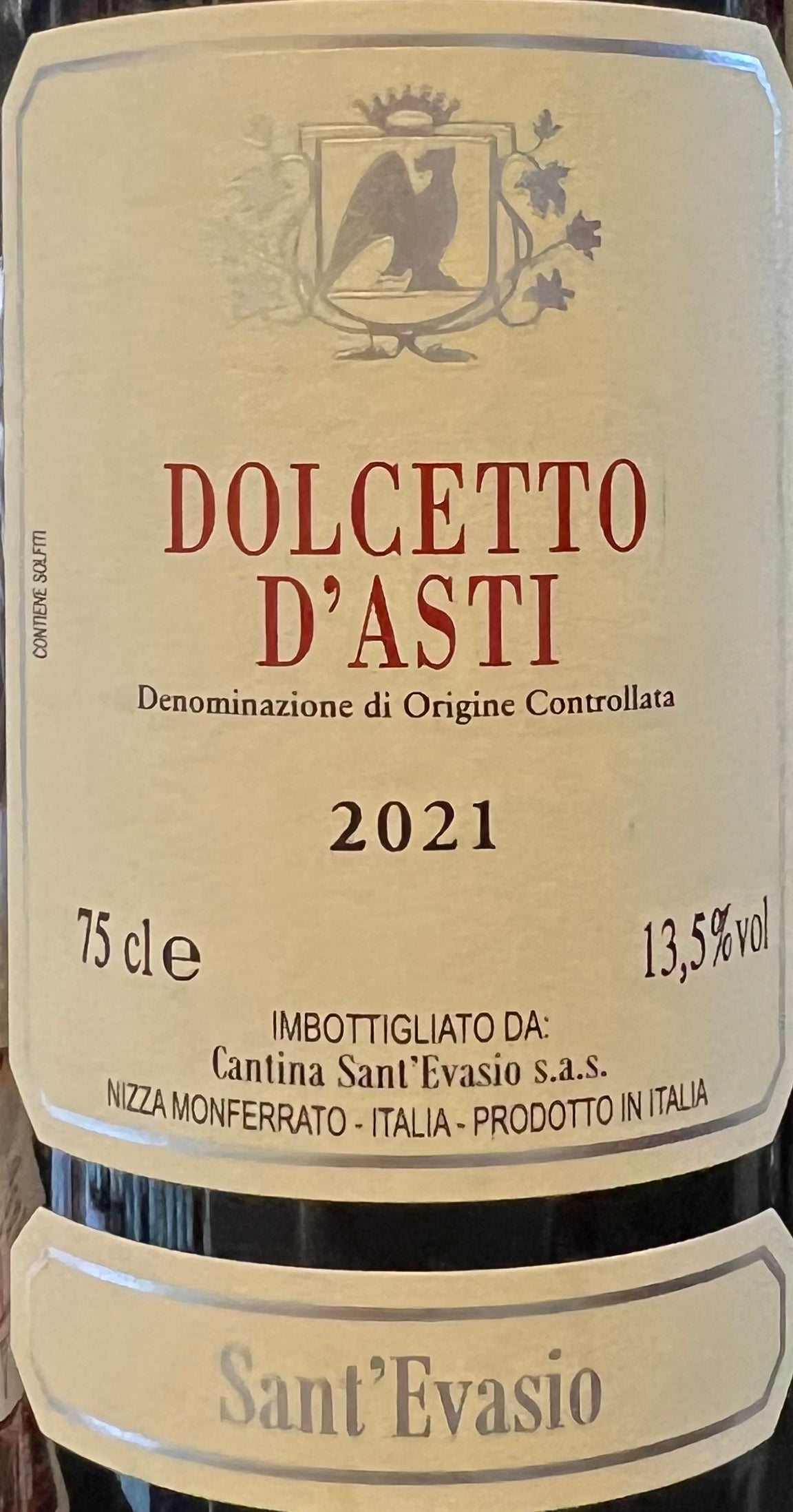 Sant'Evasio - Premium Dolcetto d'Asti Red Wine from 2021