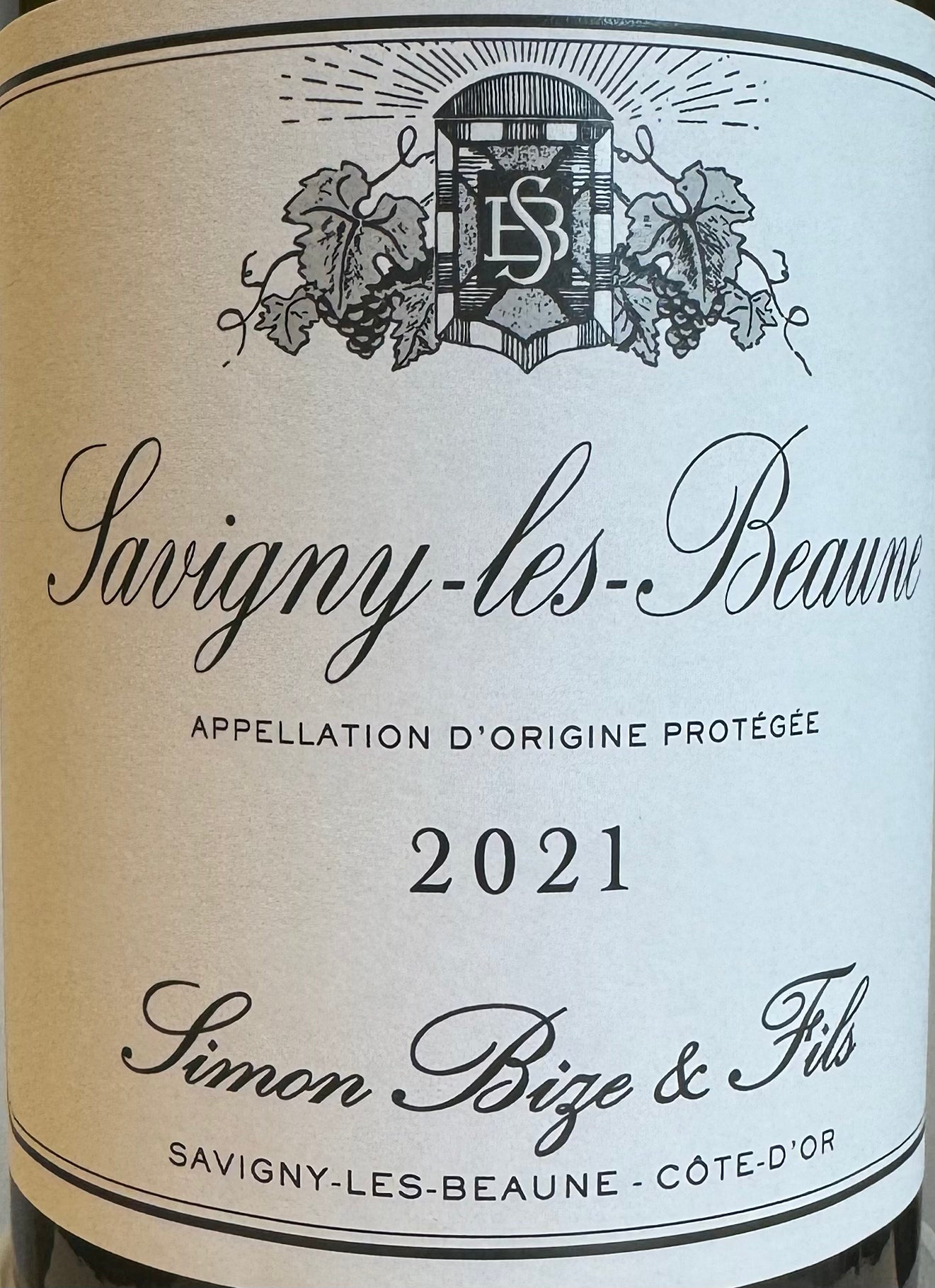 2021 Simon Bize Savigny-les-Beaune White Wine - 100% Chardonnay