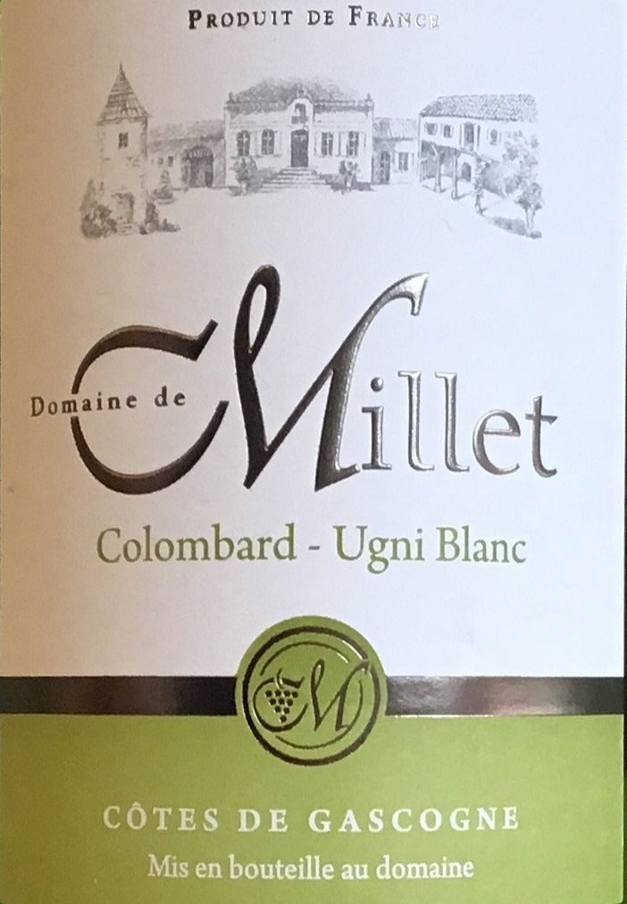 Colombard / Ugni Blanc Millet Dry White Wine