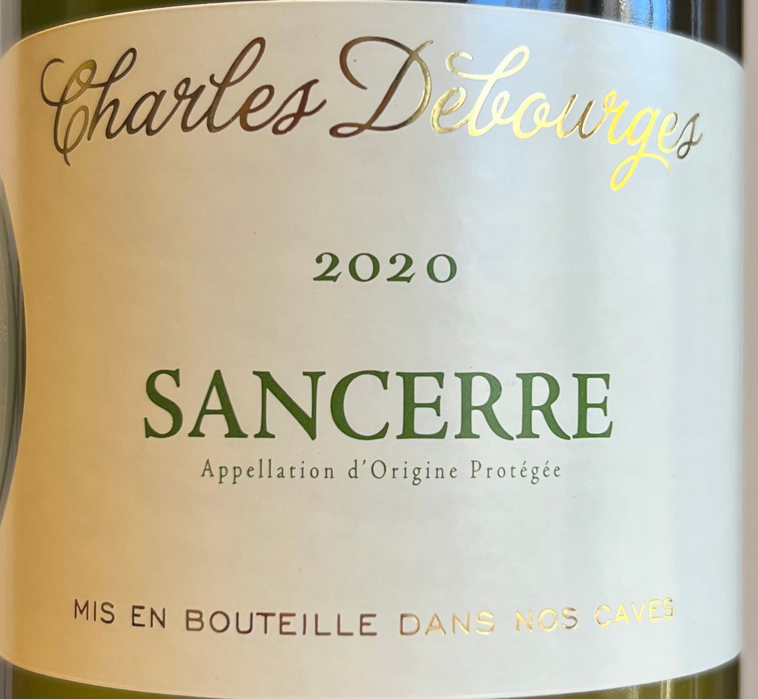 2020 Charles Debourges Premium Sauvignon Blanc from Sancerre, France
