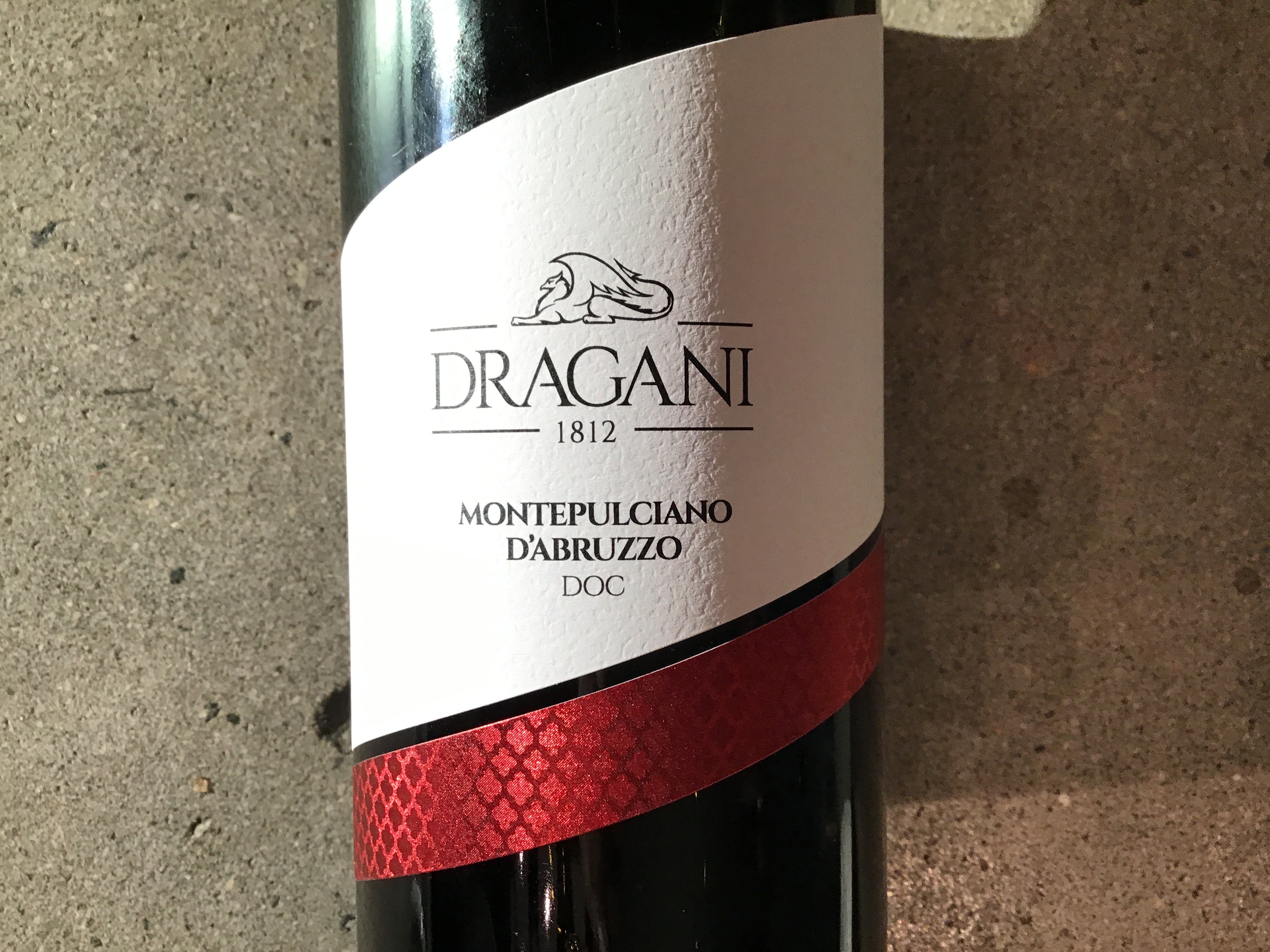 Dragani Montepulciano D'Abruzzo Red Wine from 2018