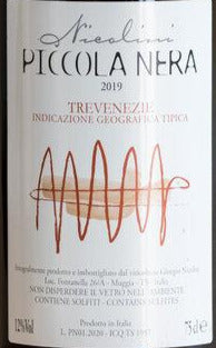 Nicolini Piccola Nera Red Wine - A Refreshing Italian Delight