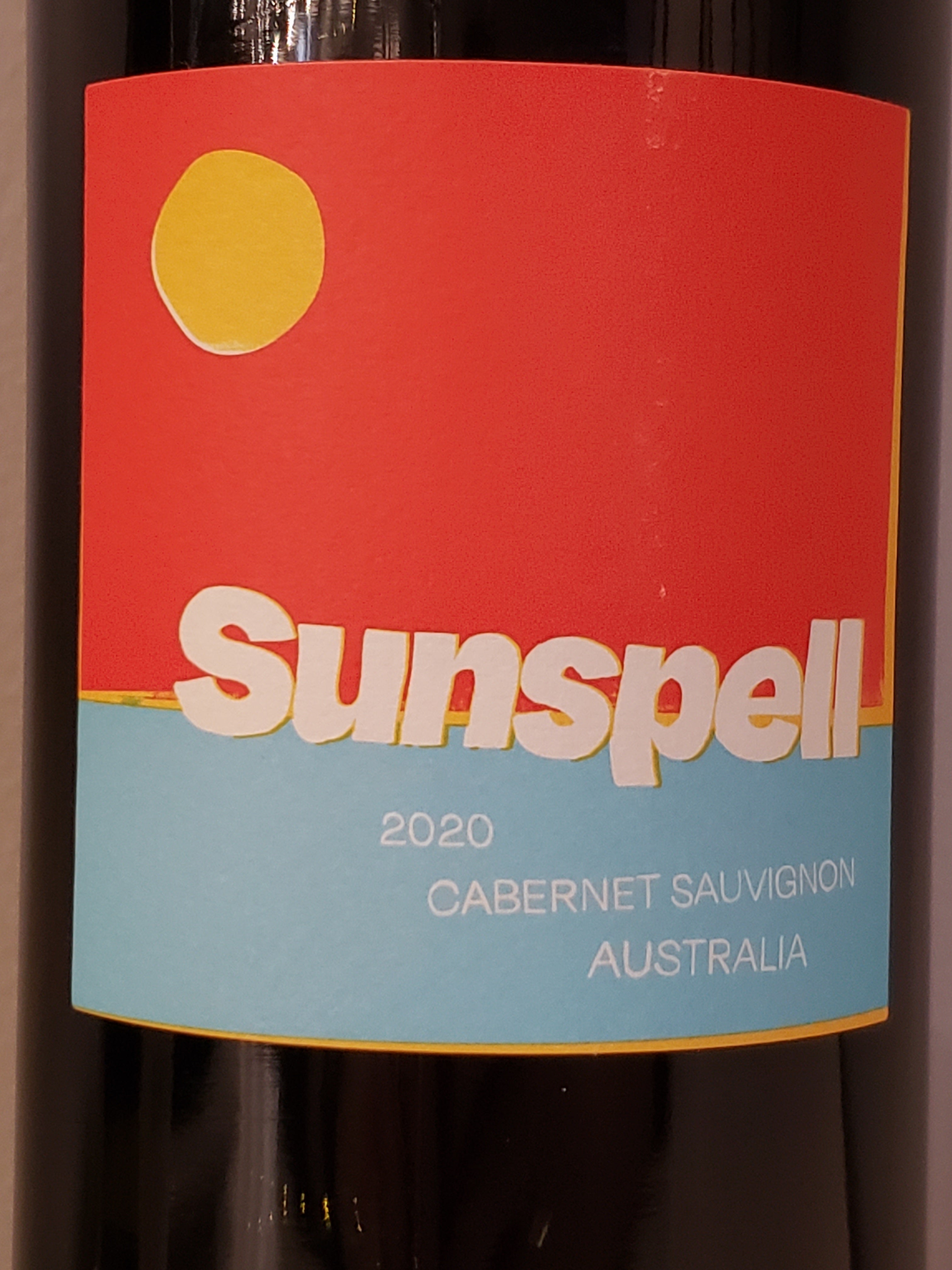 Sunspell Australian Cabernet Sauvignon Red Wine - 2020 Vintage