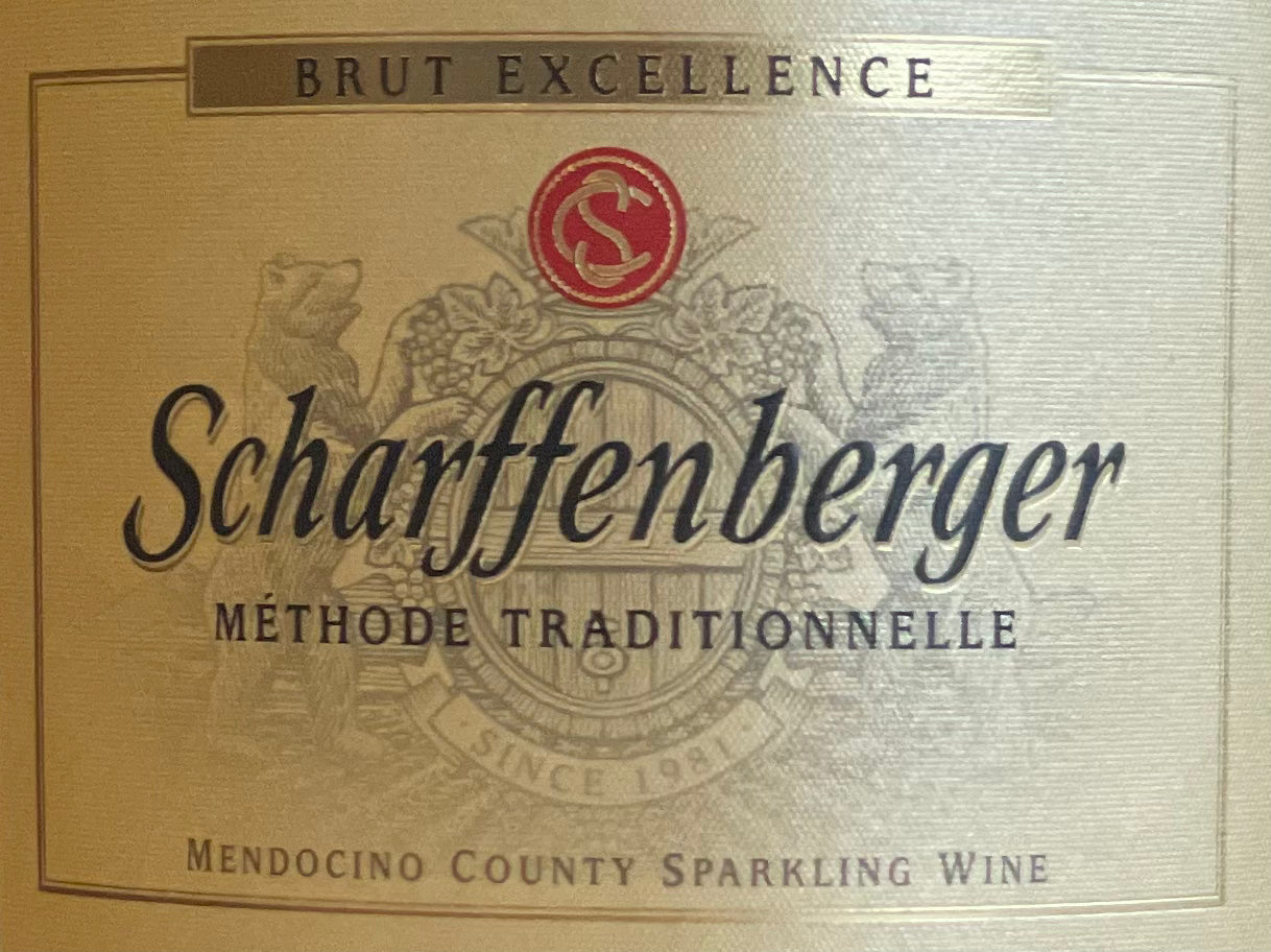 Scharffenberger Premium NV Brut Sparkling Wine from Mendocino County