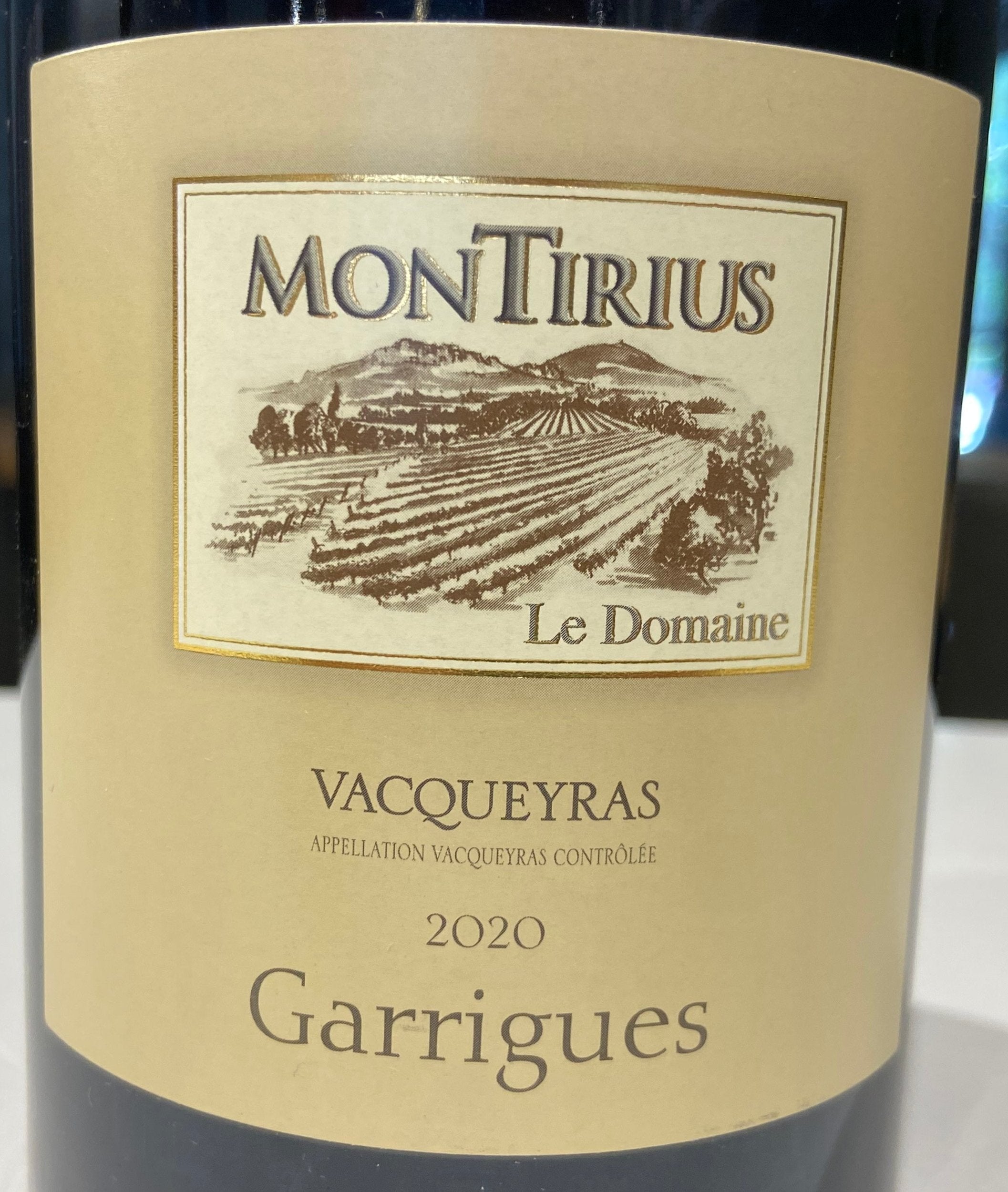 2020 Domaine Montirius 'Garrigues' Grenache-Syrah Blend from Vacqueyras, France