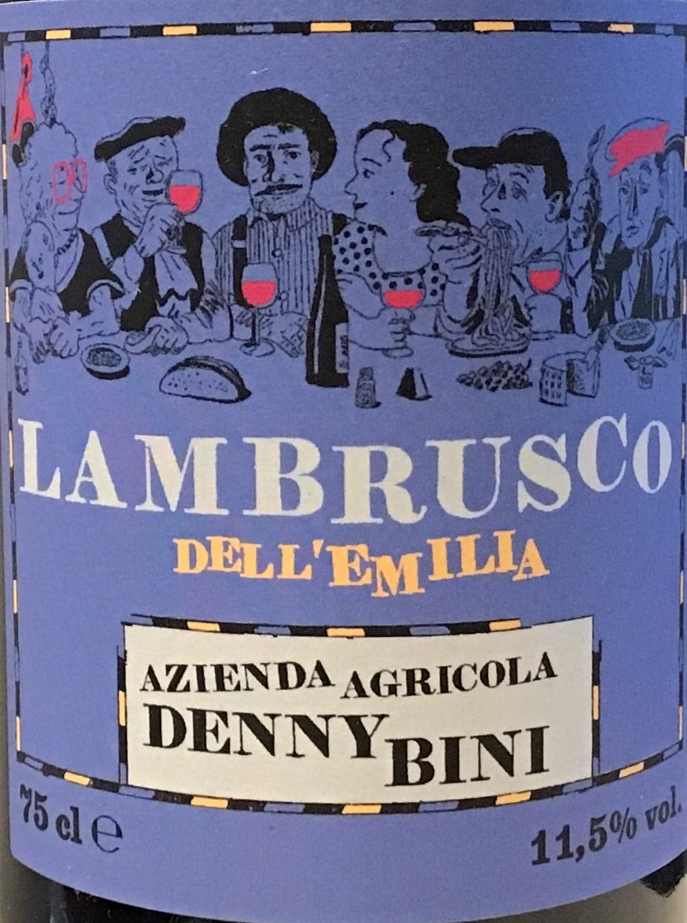Denny Bini's Premium Lambrusco Wine from Emilia
