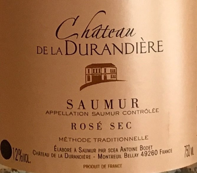 Sparkling Rose Wine - Chateau de la Durandiere