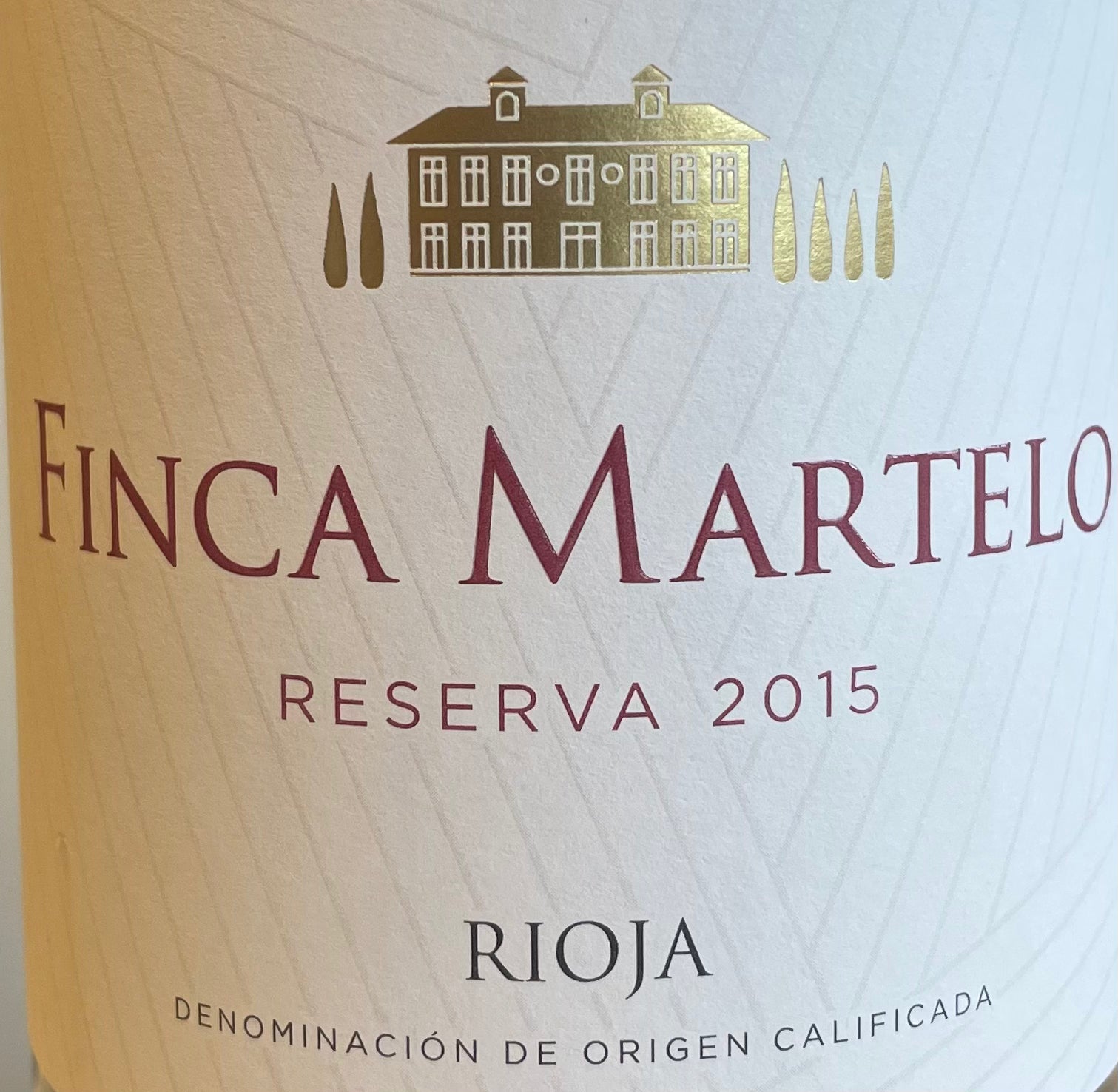 Finca Martelo Reserva Red Wine - Vintage 2015