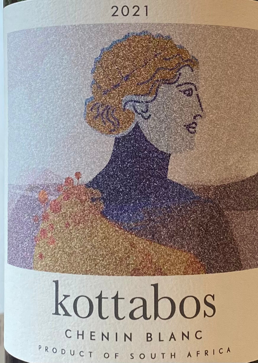 Boschkloof 'Kottabos' Chenin Blanc White Wine from Stellenbosch, South Africa