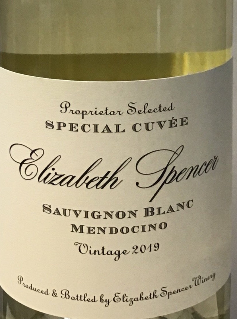 2019 Elizabeth Spencer Premium Sauvignon Blanc from Mendocino, California