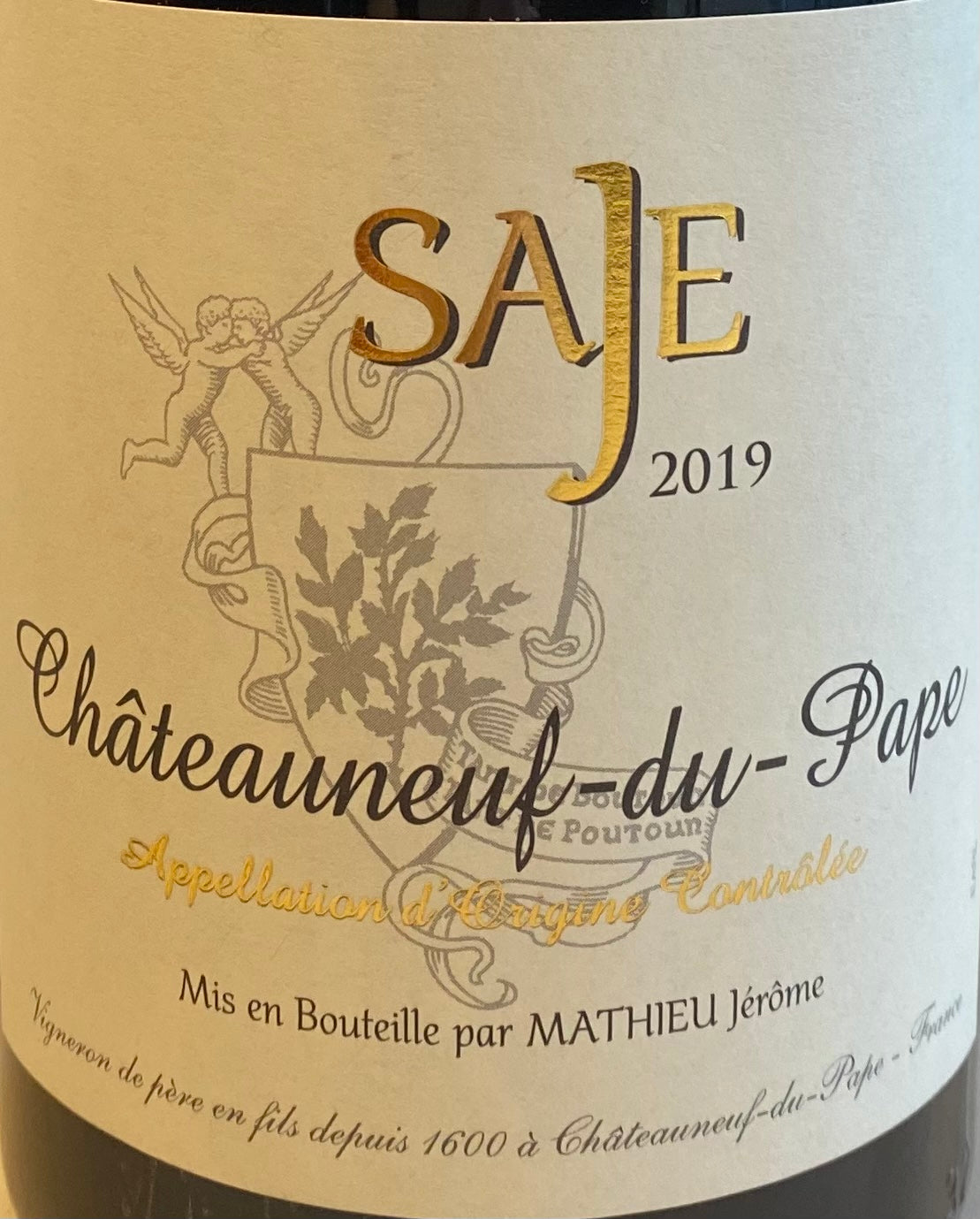 2019 Domaine de Saje Chateauneuf du Pape Premium Red Wine