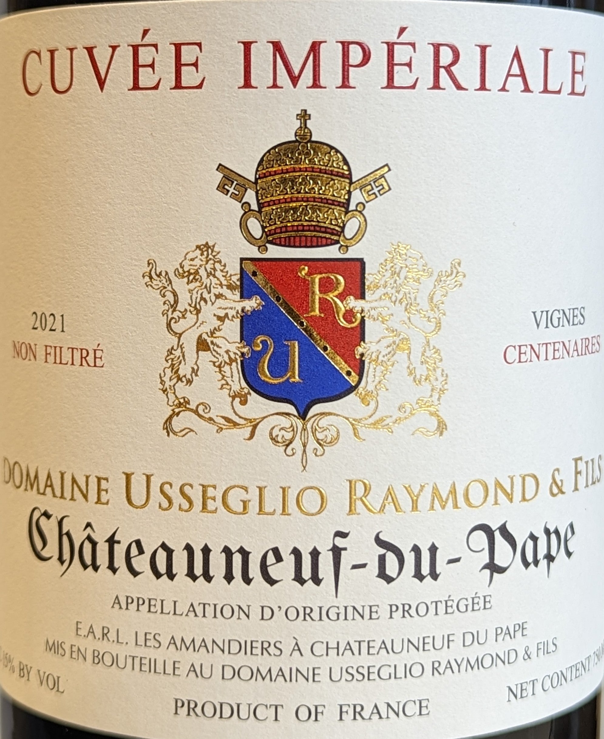 Raymond Usseglio 'Imperial Cuvee' Chateauneuf - du - Pape Wine
