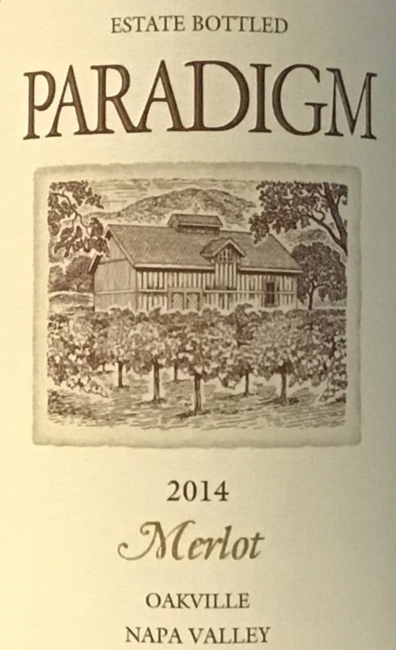 2014 Vintage Paradigm Merlot Red Wine