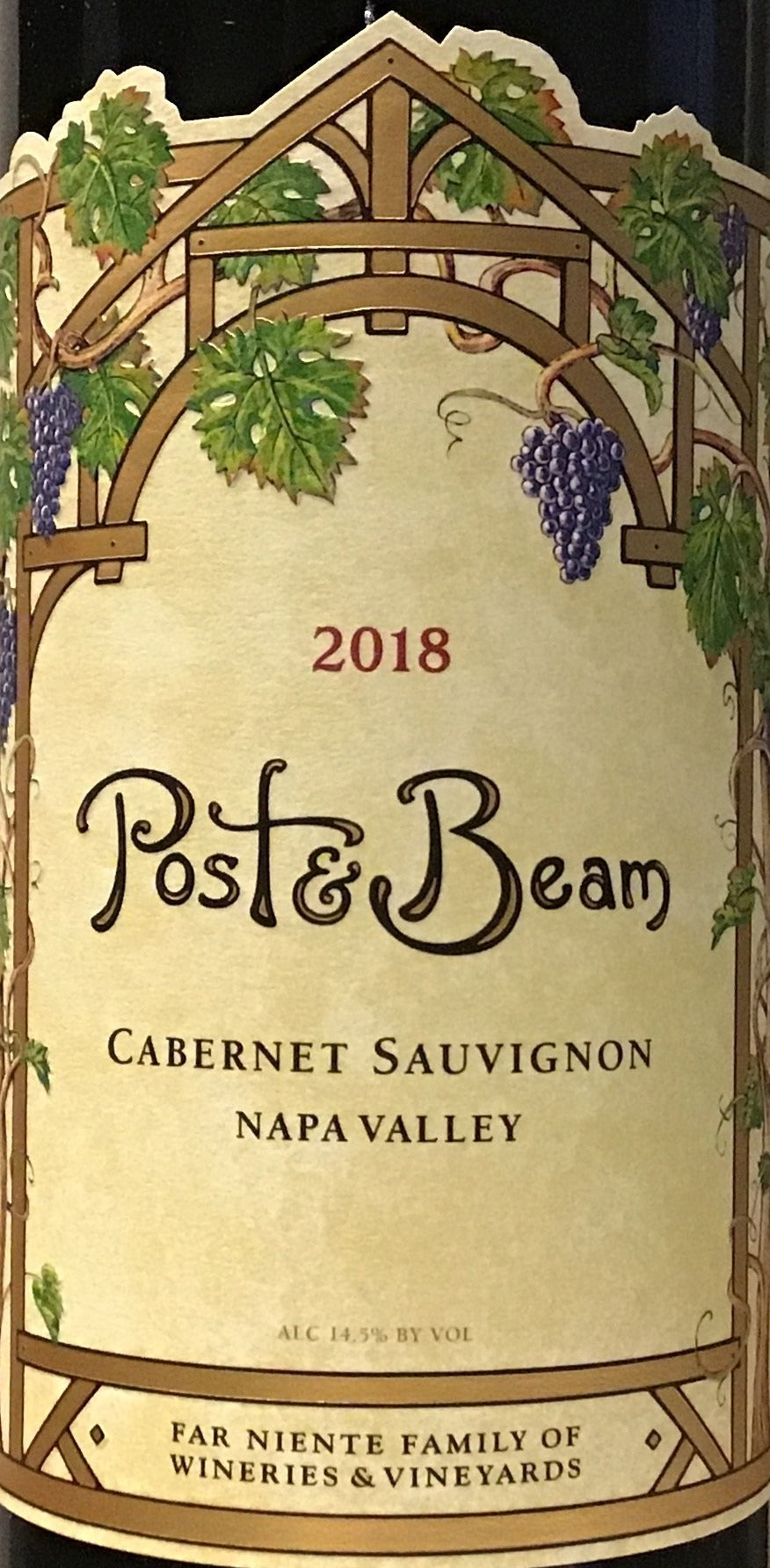 2018 Far Niente Young Vines Post & Beam Cabernet Sauvignon Wine
