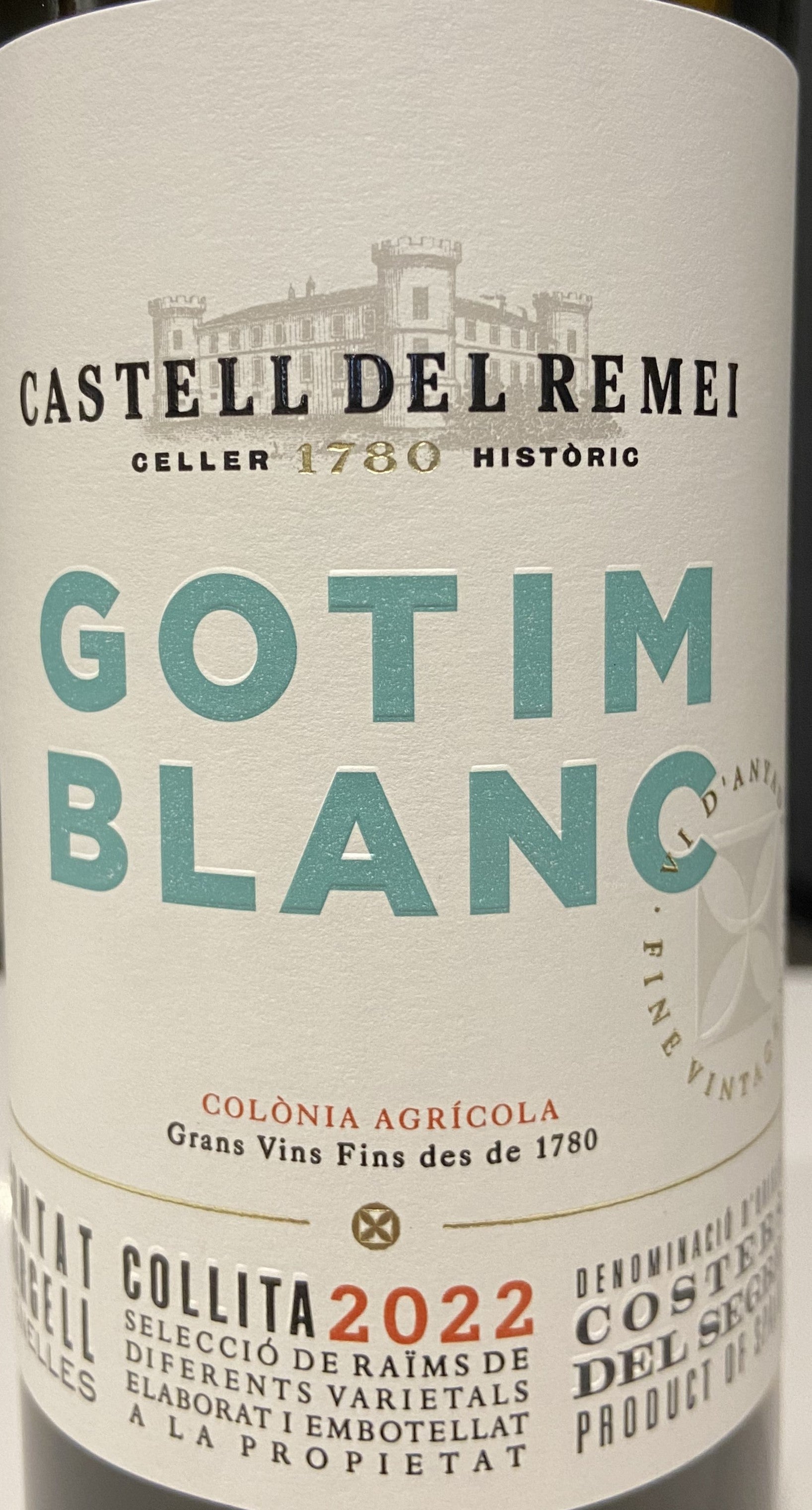 Castell Del Remei 'Gotim Blanc' Spanish White Wine Blend