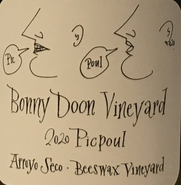 2020 Bonny Doon Vineyard Picpoul from Beeswax Vineyard, Arroyo Seco, California