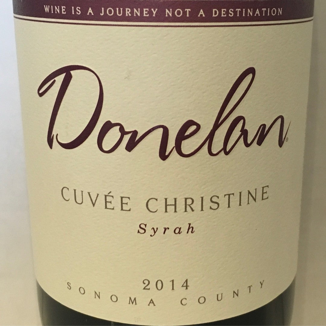 Donelan Syrah Wine - 'Cuvee Christine' Vintage