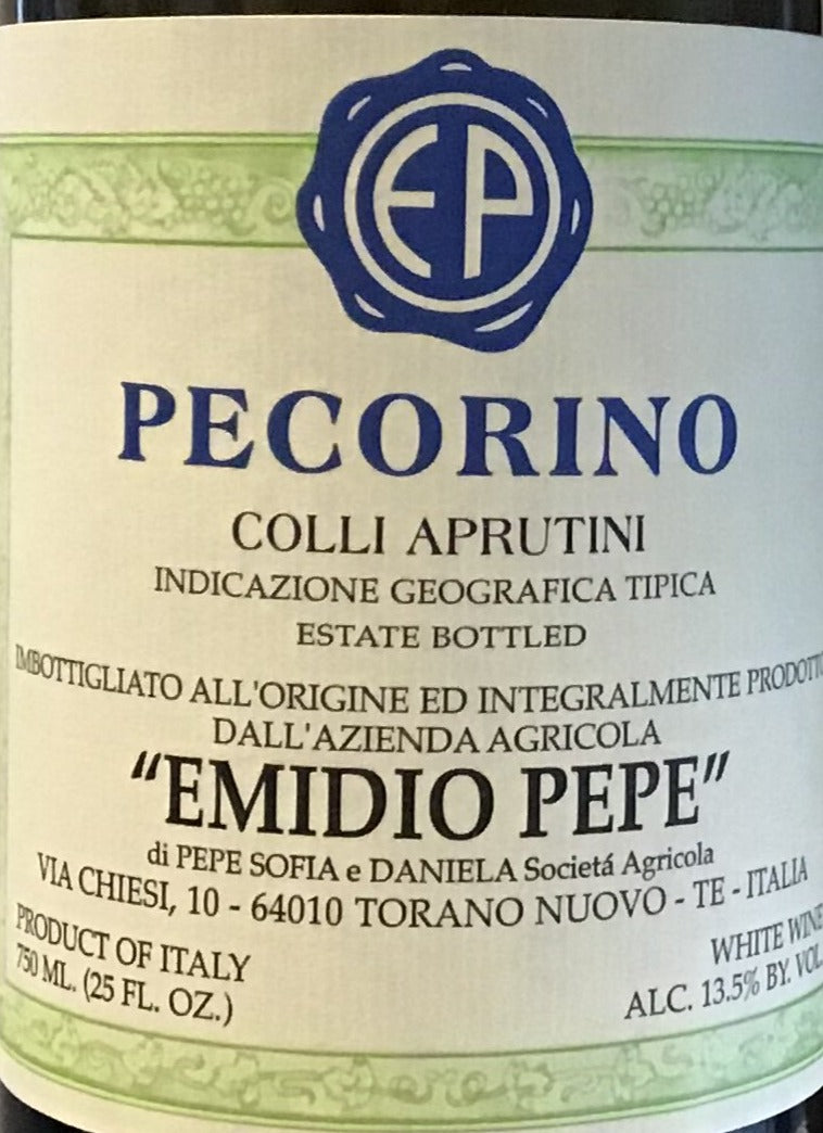 Emidio Pepe Pecorino Wine - Vintage 2015