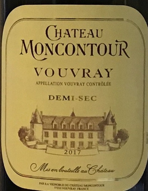 Chateau Moncontour Vouvray Demi-Sec French White Wine