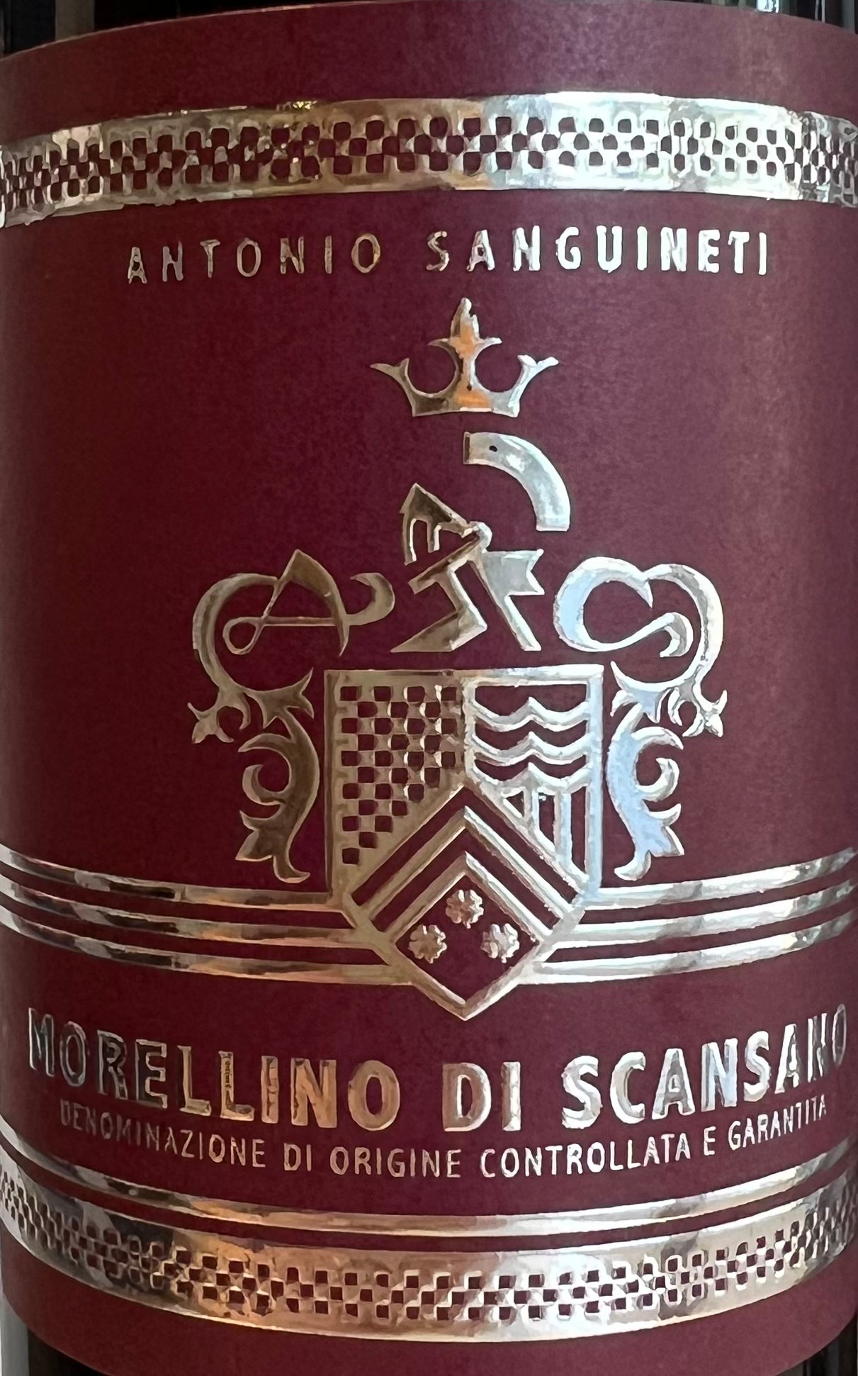 Antonio Sanguineti's Exquisite Morellino di Scansano Wine